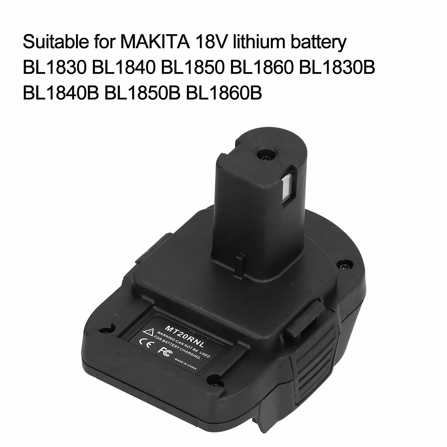 Adapter Akumulatora, Acouto Adapter Konwertera Akumulatora MT20RNL do Akumulatora 18 V BL1830 BL1840 BL1850 BL1860 BL1830B BL1840B BL1850B BL18