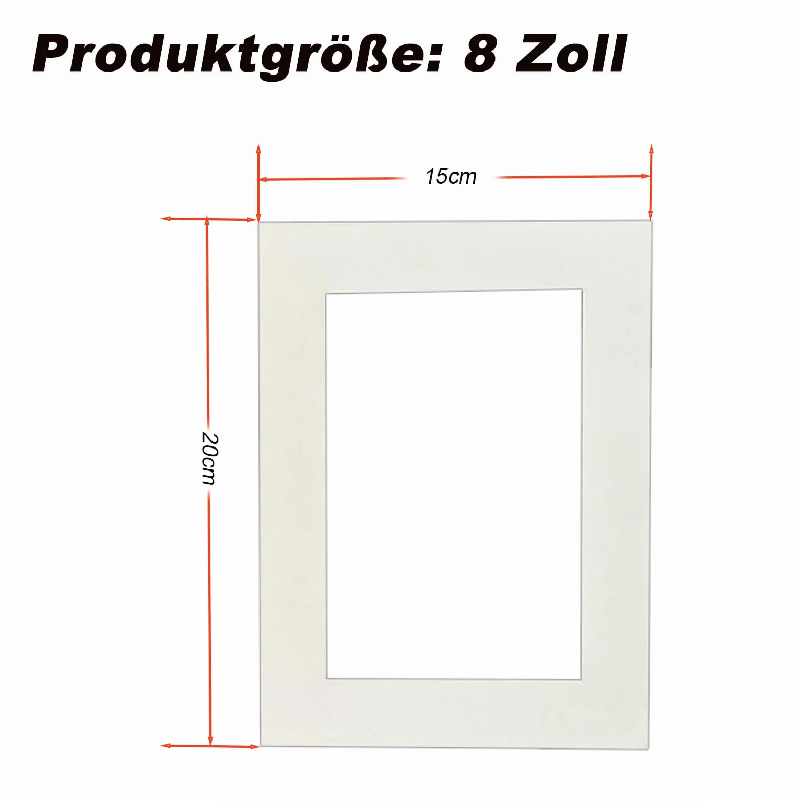 Zestaw 10 sztuk, papier fotograficzny 10 x 15, odporny na starzenie się kwasów, 5 szt. 10 x 15 cm, 5 szt. 15 x 20 cm, do obrazów, zdjęć, wydruków artystycznych - kremowo-biały