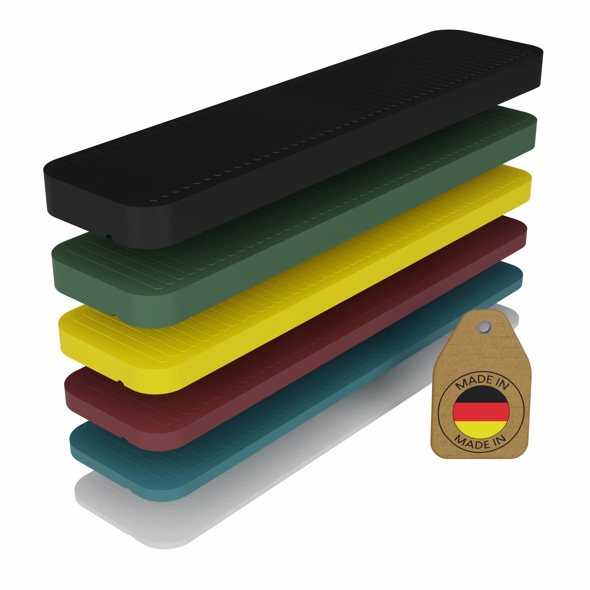 FUX 300 sztuk podkładek dystansowych SET 100 mm x 24 mm x 1 mm-6 mm | Wyprodukowane w Niemczech | Podkładki, podkładki dystansowe z tworzywa sztucznego, podkładki dystansowe