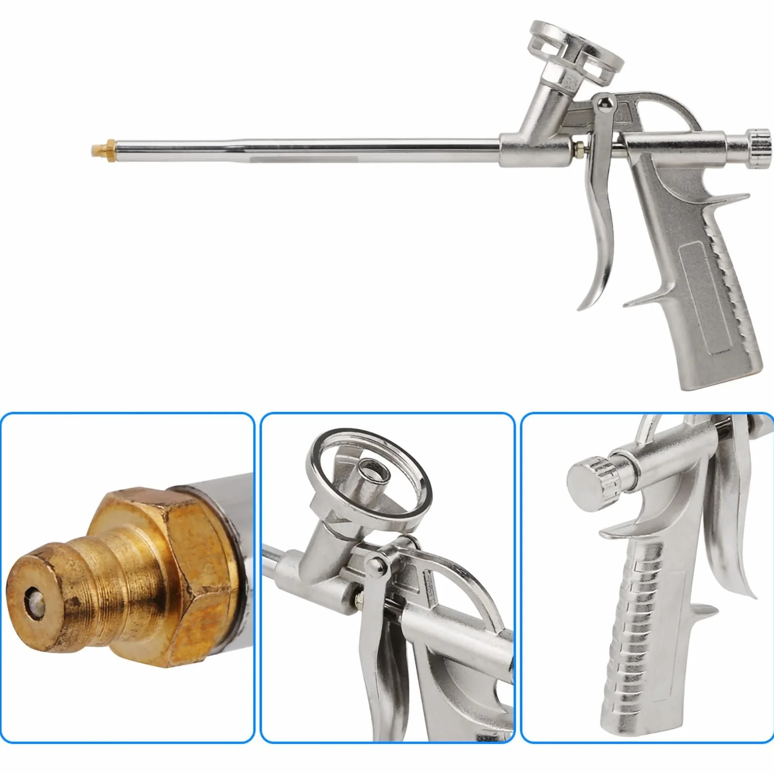Pistolet piankowy, 1 szt. pistolet natryskowy do pianki, dozowanie uszczelniacza, izolacja, aplikator, narzędzie