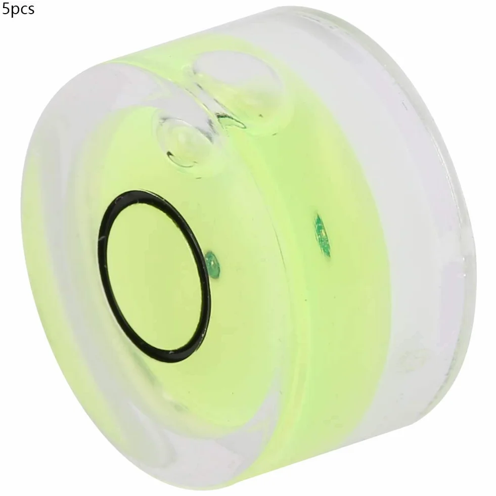 5 sztuk poziomicy o średnicy 15 mm, mini uniwersalna, przenośna ramka, poziomica Bullseye okrągła kompas, do balansowania, wagi elektronicznej, platformy itp