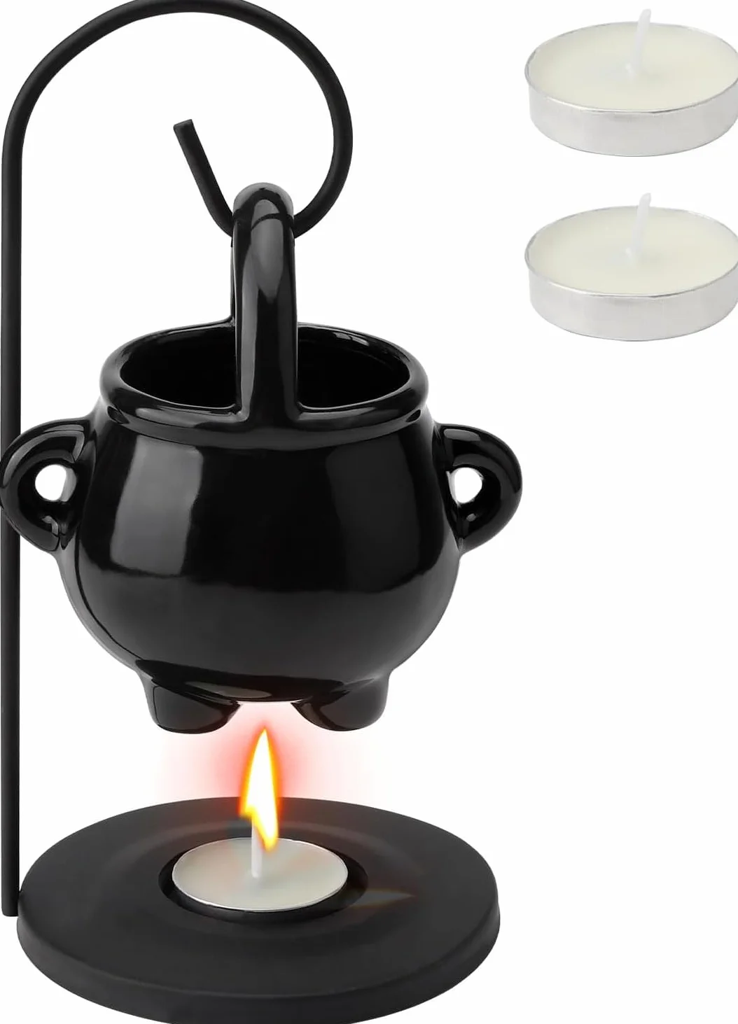 HENGBIRD Lampa zapachowa do olejków eterycznych, ceramiczna, lampa zapachowa do wiszącego kotła, kuchenka