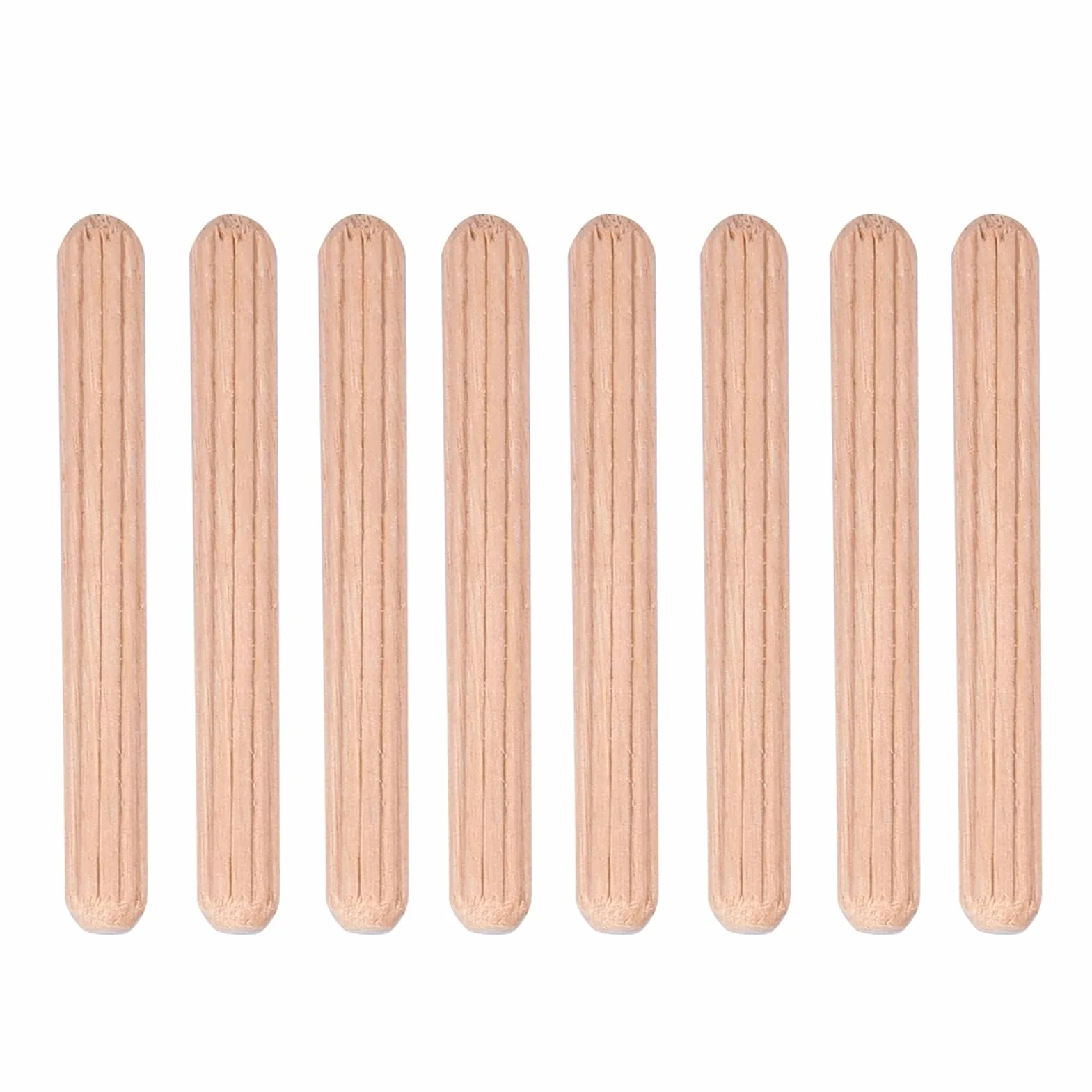 50 szt. Szuflada Szafki Okrągłe Ikea Kallax Kołki 101339, Kołki Drewno Karbowane Drewniane Rzemiosło Kołki Rozporowe Pręty (M6 * 50 (50 sztuk))