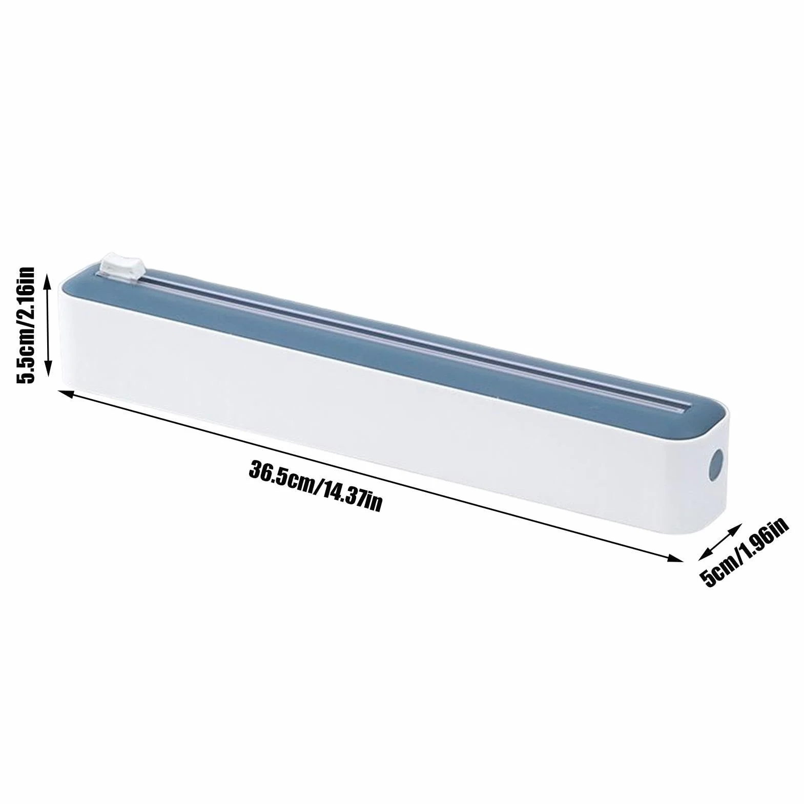 Cling Wrap Dispenser Kitchen Drawer Storage Organizer Quick Slide Film Cutter Magnetic Lid