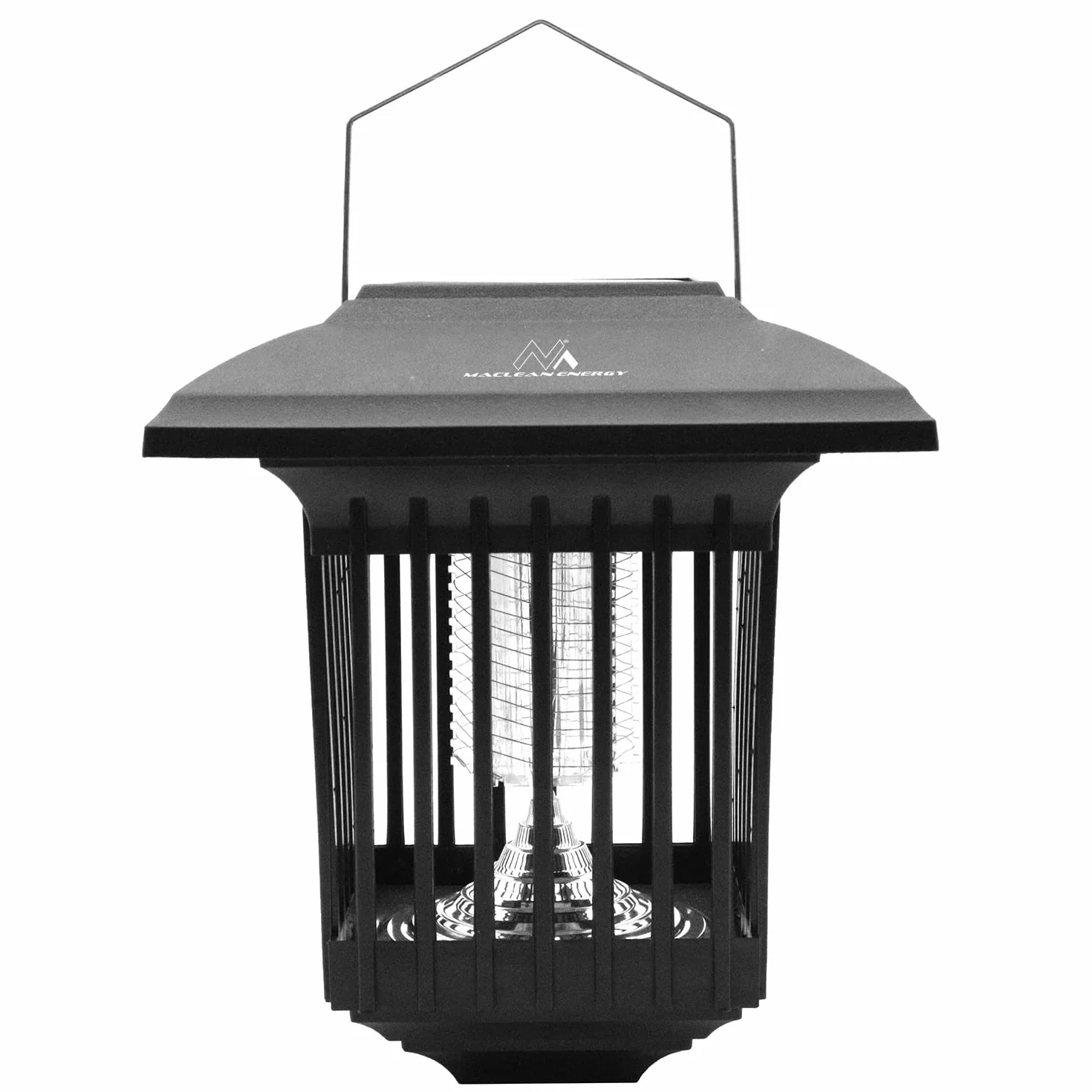 Maclean MCE448 Profesjonalna Solarna Lampa Owadobójcza UV na Komary, Ćmy, Owady, Odstraszacz na Komary do Ogrodu na UV, Stopień Ochrony: IP44, Lampa Solarna z Czujnikiem Zmierzchu, Lampa na Ćmy