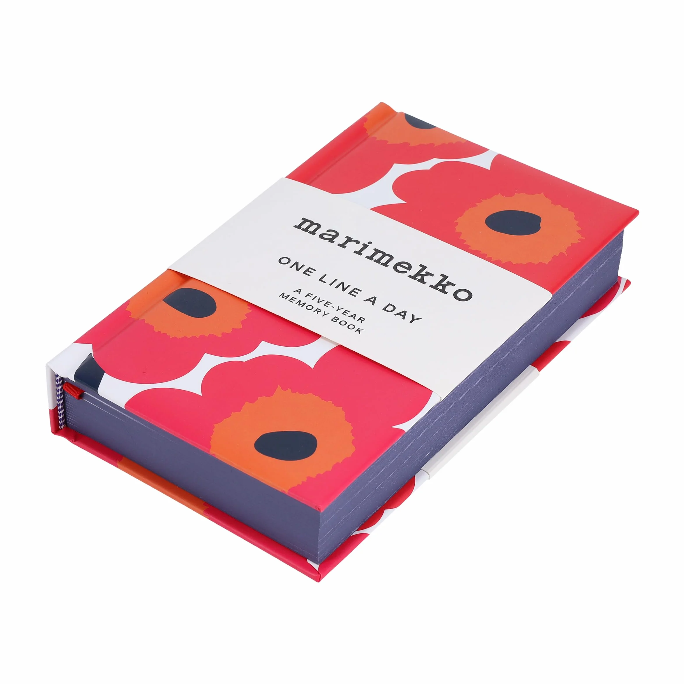 Marimekko One Line a Day (Red Unikko): A Five-Year Memory Book