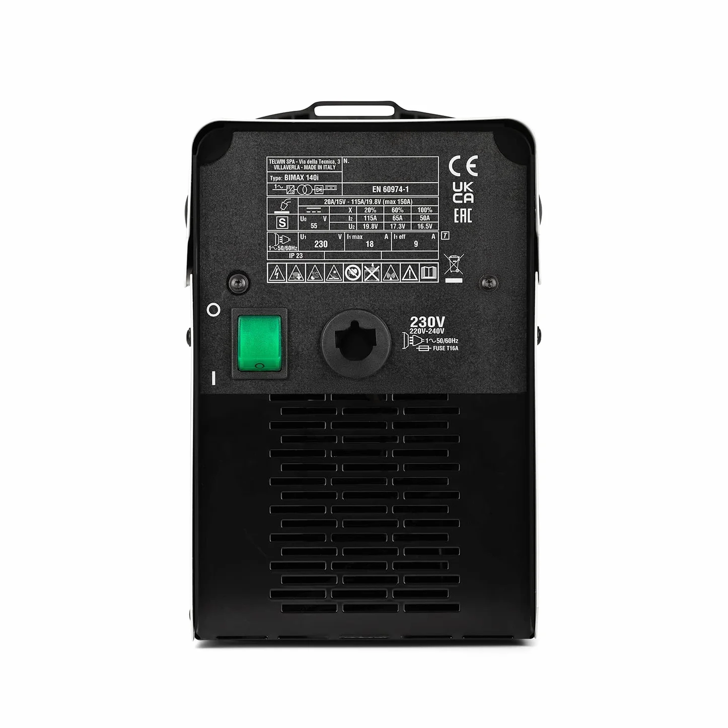 Telwin Bimax 140i Synergic Spawalnica druciana do strumienia spawalniczego, 150A
