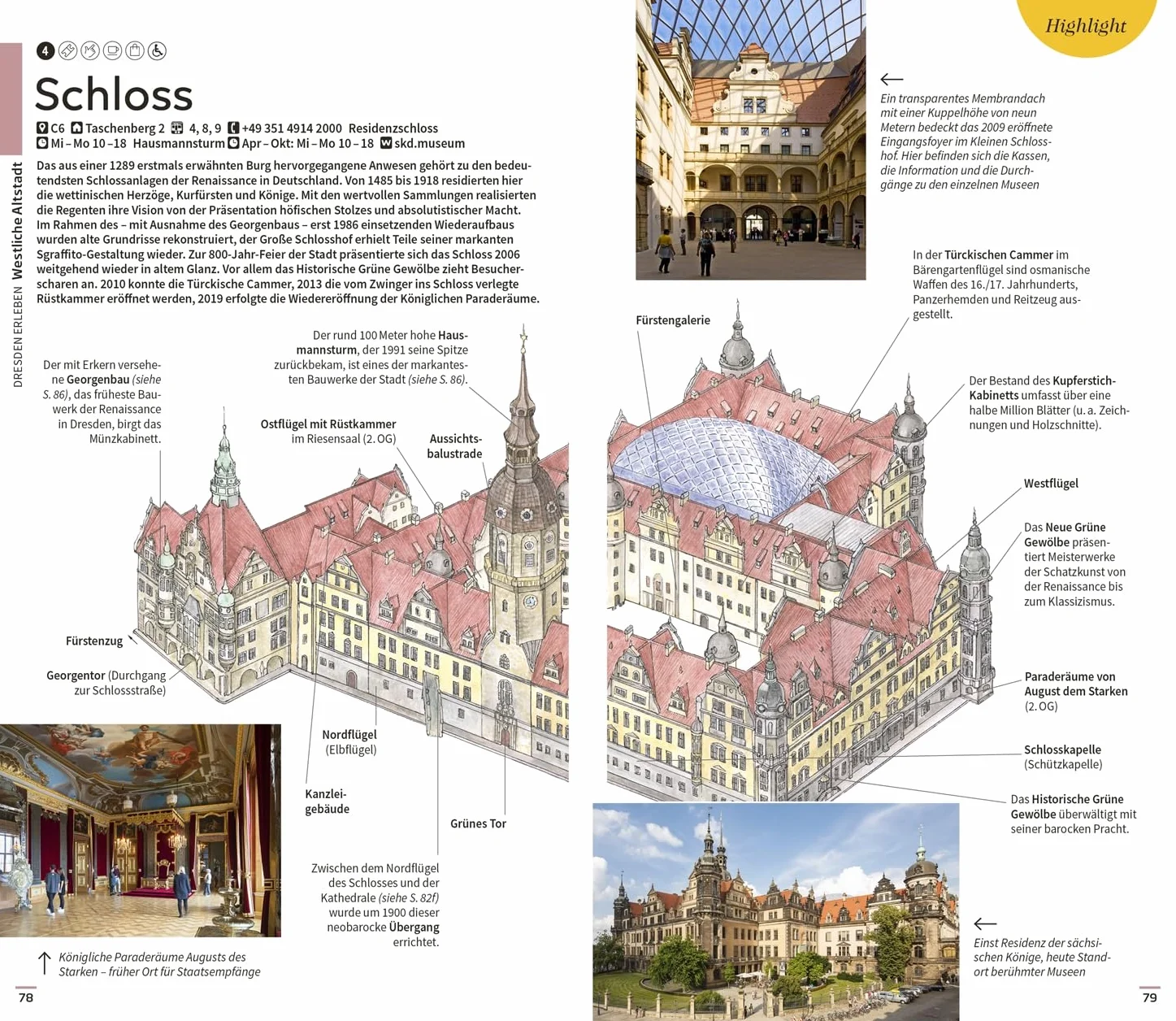 Vis-à-Vis Reiseführer Dresden und Sächsische Schweiz: Mit wetterfester Extra-Karte und detailreichen 3-D-Illustrationen. Von Reisenden. Für Reisende.