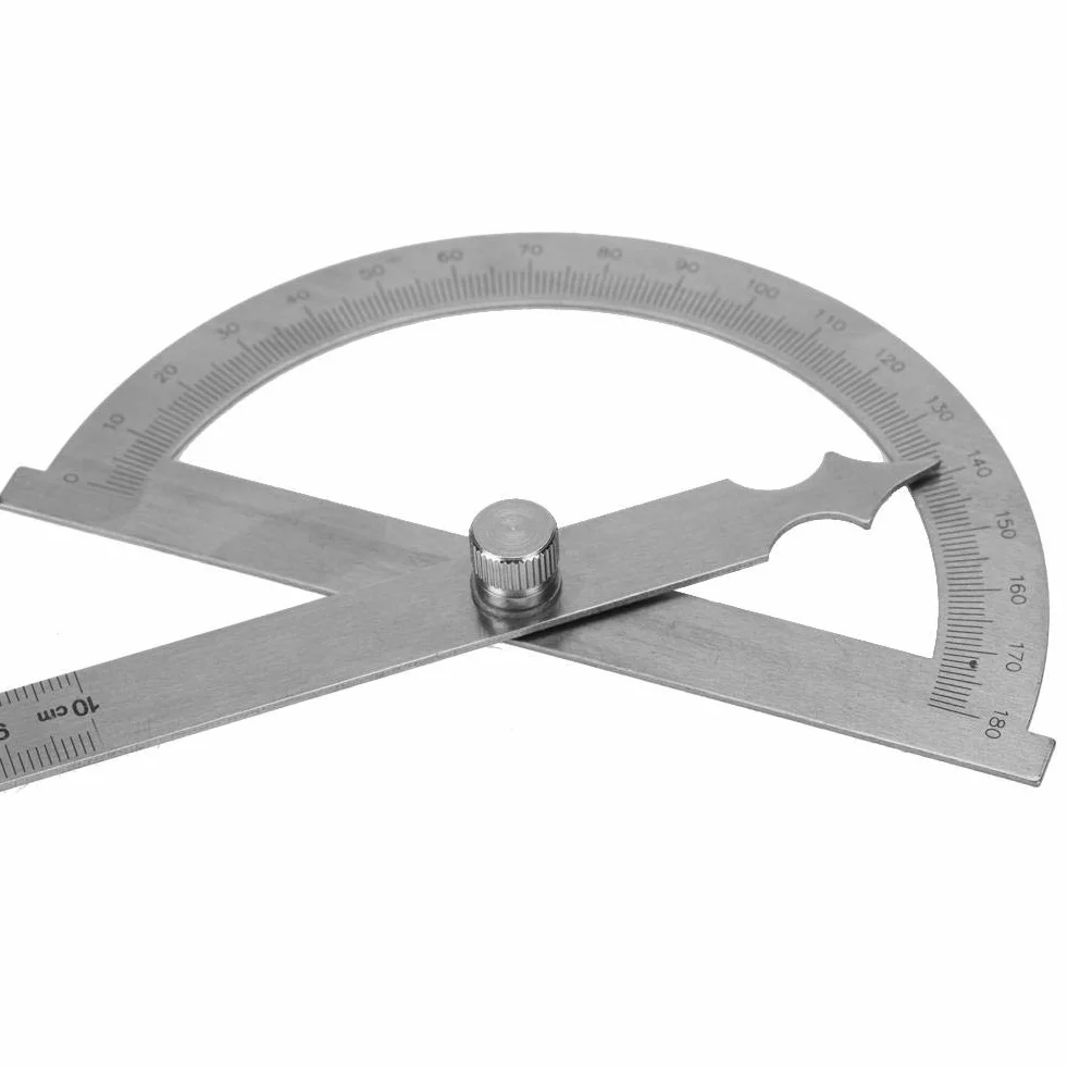 Edelstahl Winkelmesser, 0-180 Grad 15 cm Digital Neigungsmesser Winkelmesser Goniometer Winkelsucher Messgerät Lineal(120 * 150mm)