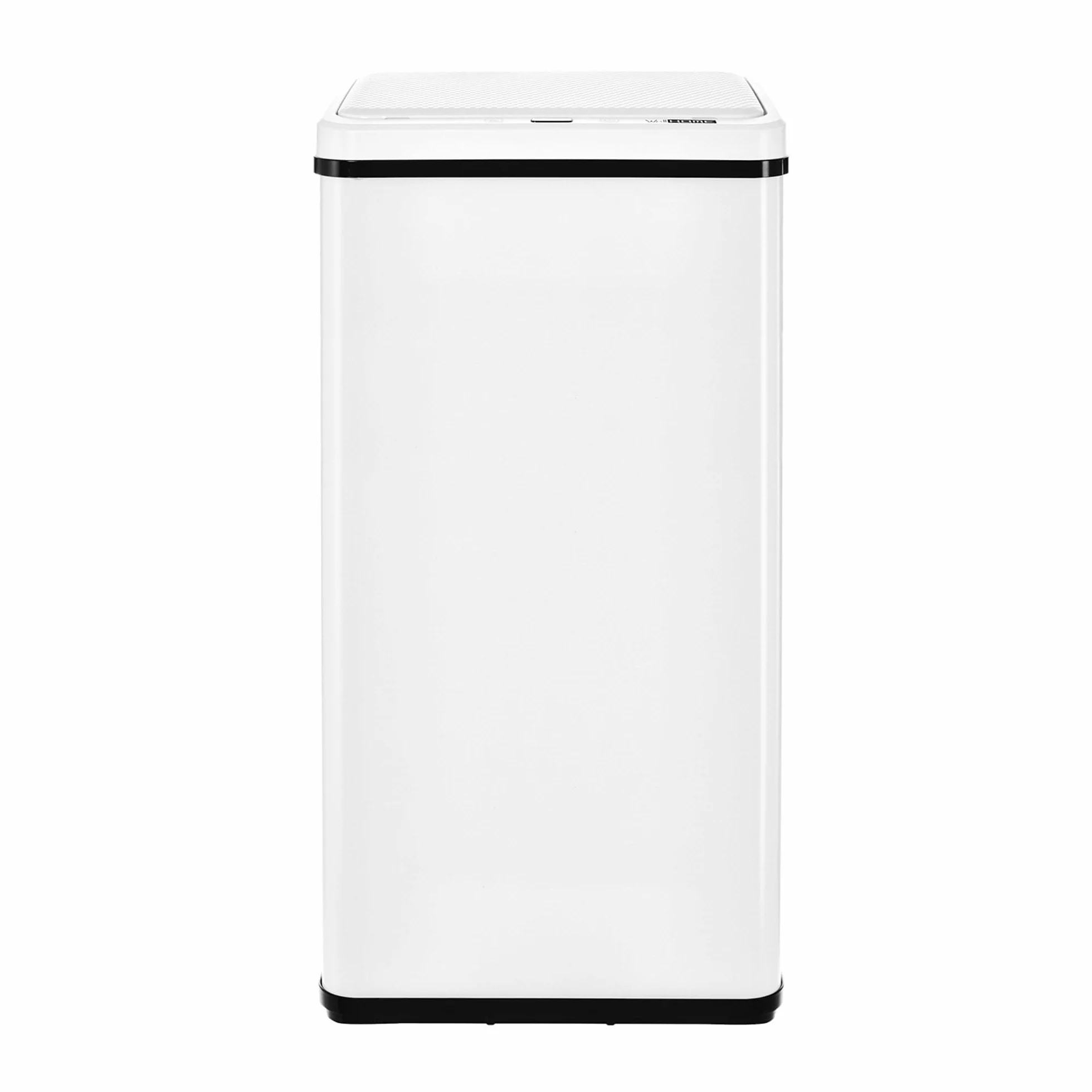 WELL HOME inteligentny kosz na śmieci bez nóżek z automatycznym otwieraniem lub kontaktem ręcznym, 60 l, wysokość: 79,5 (x 35,5 x 26), biały