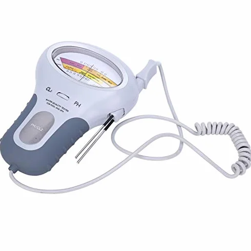 Miernik chloru i PH 2-w-1 Tester basenowy, Miernik testowy PH i chloru CL2 Przenośny analizator monitora jakości wody do basenu i spa
