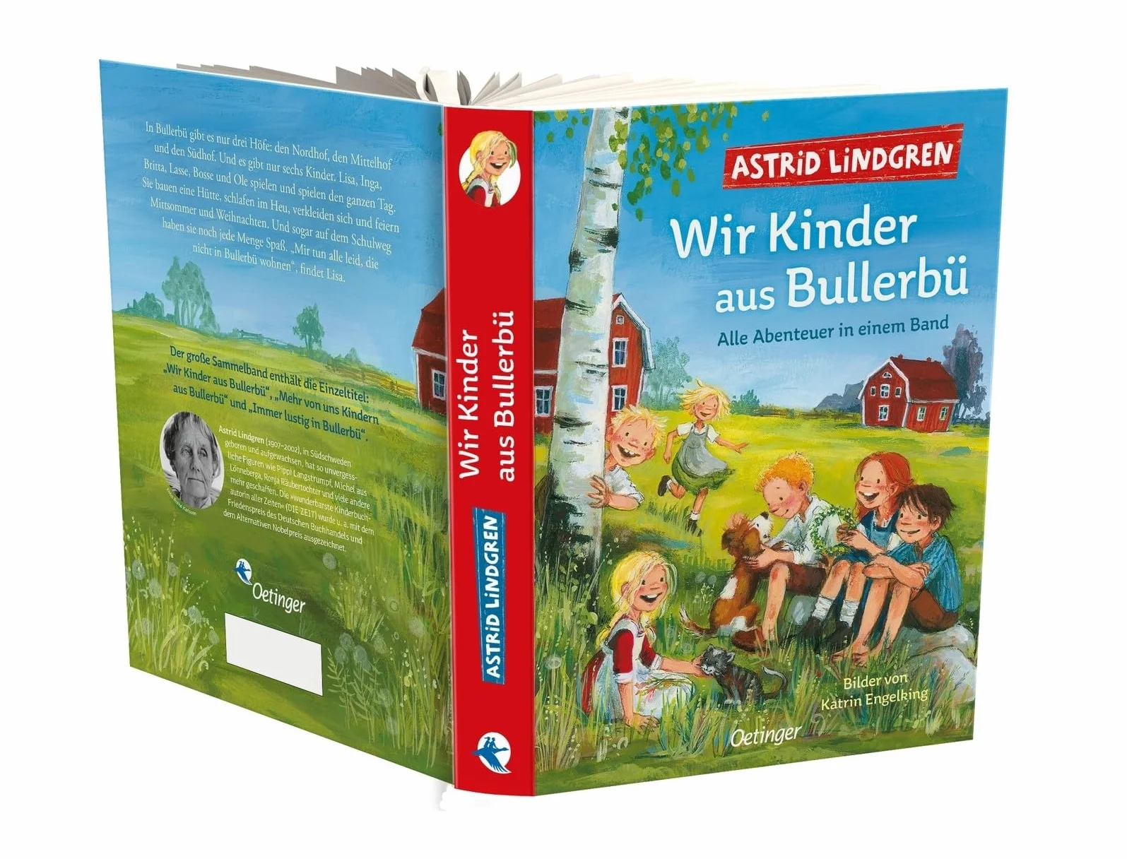 Wir Kinder aus Bullerbü. Alle Abenteuer in einem Band: Modern und farbig illustriert von Katrin Engelking: 1-3