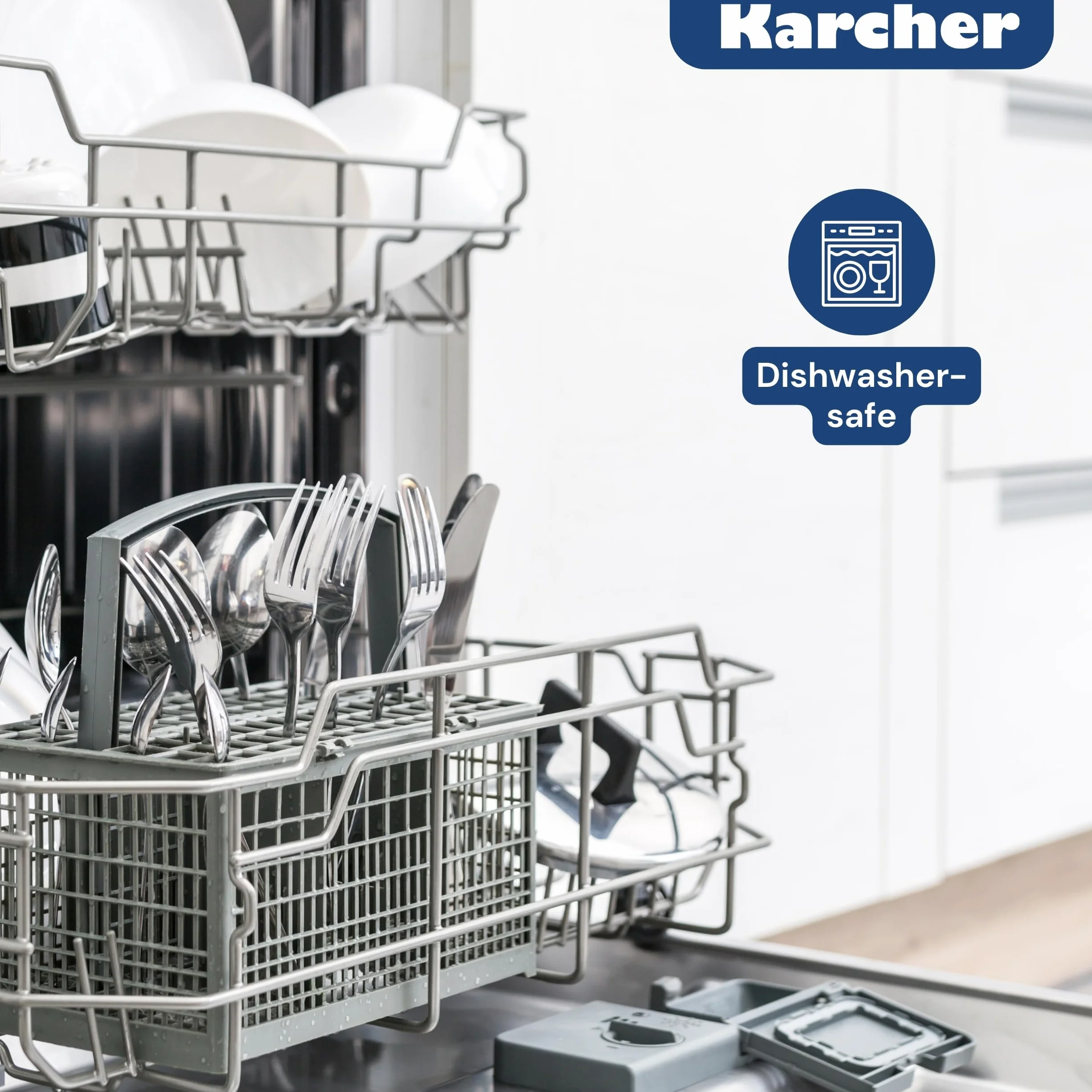 Zestaw garnków Karcher Jasmin 20-częściowy do wszystkich kuchenek w tym indukcyjnych