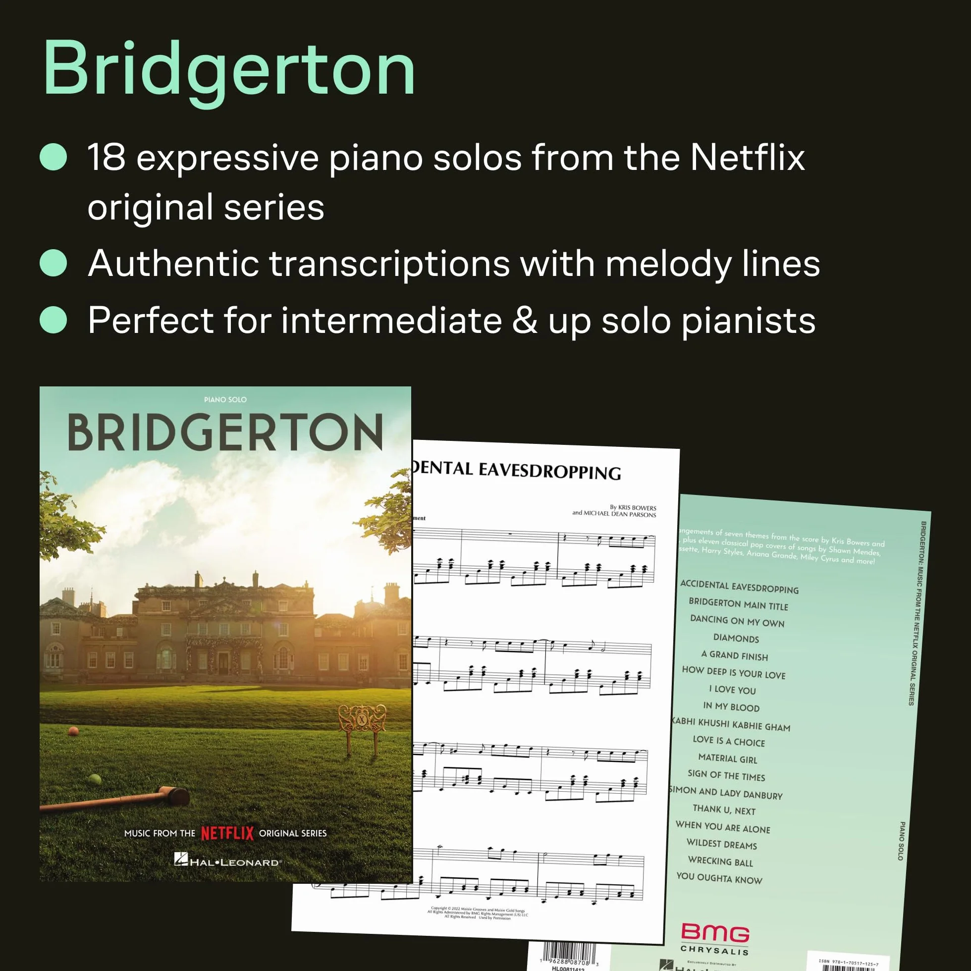 Bridgerton: Music from the Netflix Original Series Arranged for Piano Solo