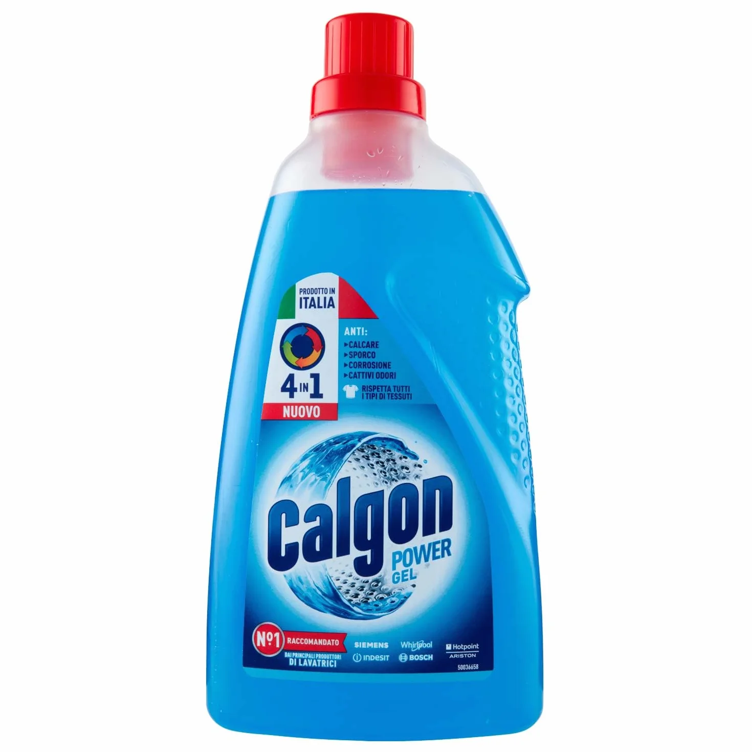 Calgon Power Gel 4 w 1 do prania miękkiego, 1 opakowanie 1,5 l środka zapobiegającego osadzaniu się kamienia w pralce, dodatek do ochrony przed kamieniem, korozją, brudem i nieprzyjemnym zapachem