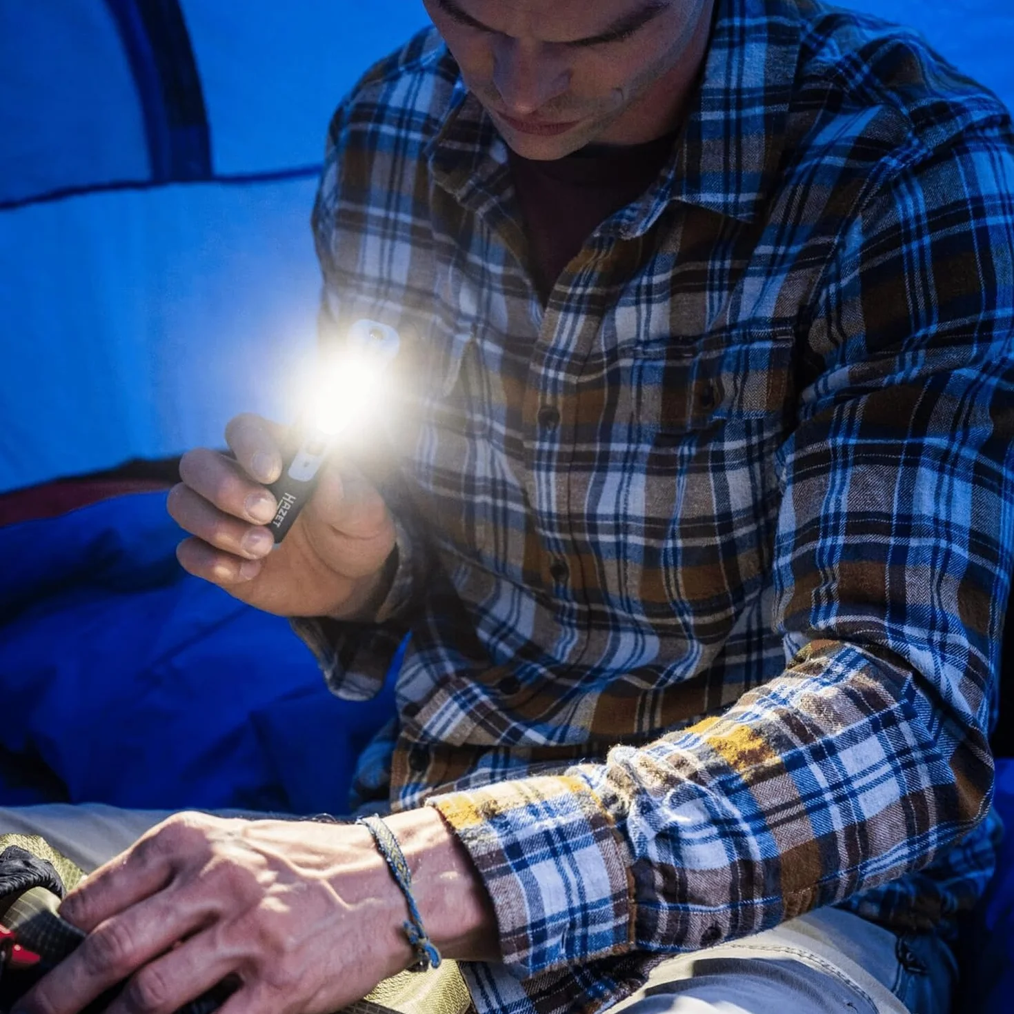 HAZET LED penlight 1979-11 I mała i kompaktowa lampa warsztatowa o wysokiej wydajności świetlnej, bezstopniowo ściemniana, z magnesem do mocow
