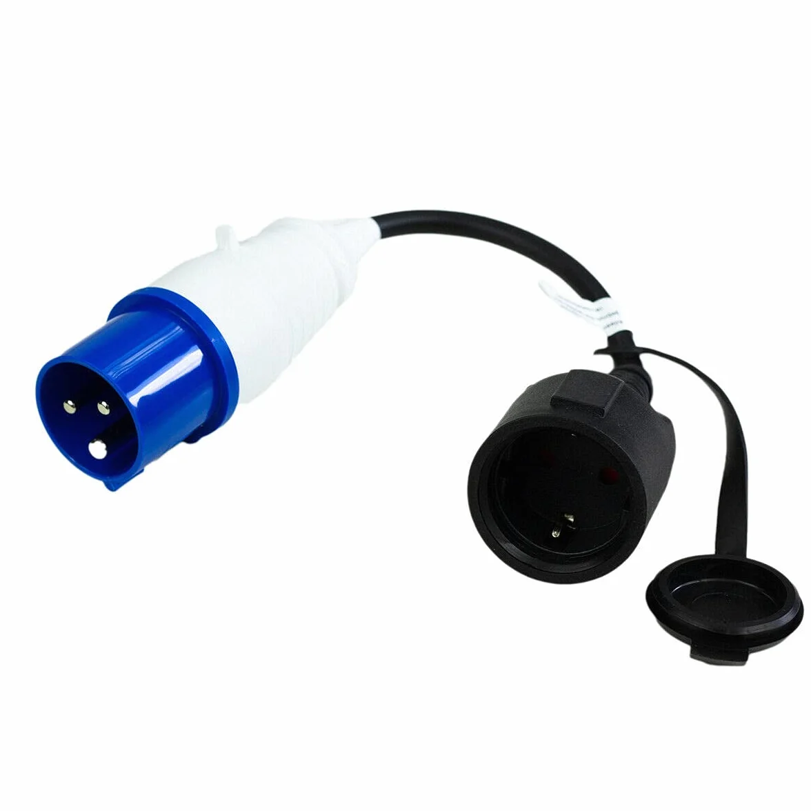CEE Adapter 230 V/16 A adapter prądu CEE wtyczka na gniazdo Schuko IP44