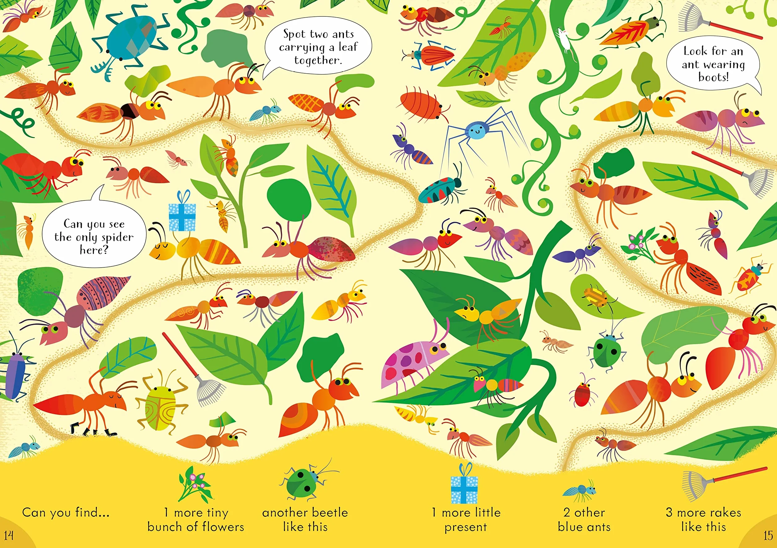 Look and Find Puzzles Bugs