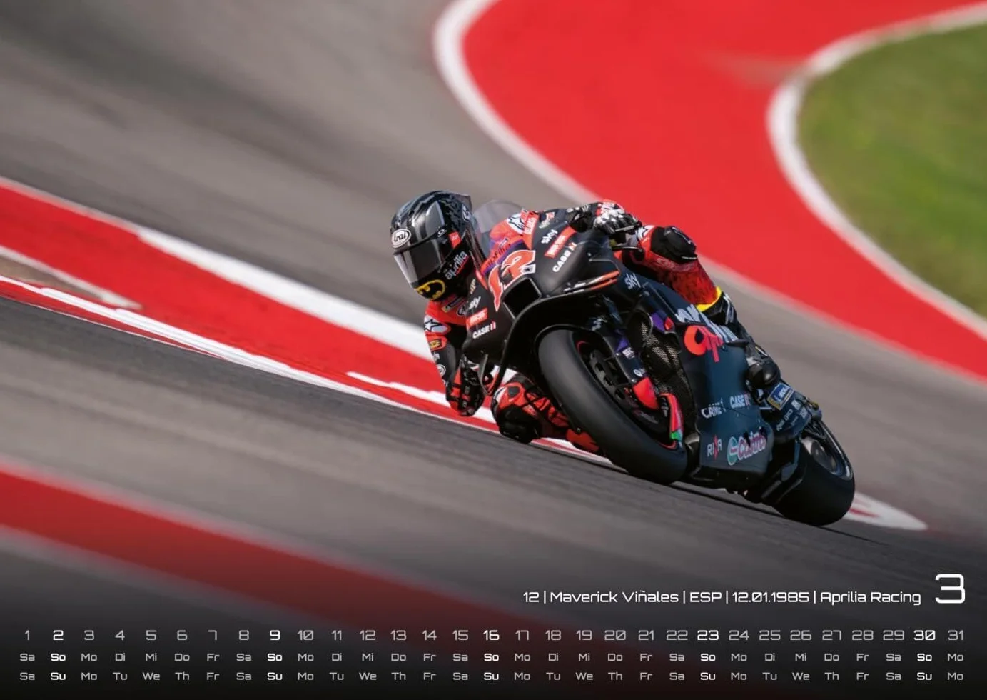 Motorrad Grand Prix 2025 - Kalender | MotoGP DIN A2: Der Wandkalender für alle Zweirad-Verrückten und Fans der MotoGP für das Jahr 2025 im extragroßen Format DIN A2 (ca. 60 x 42 cm)!