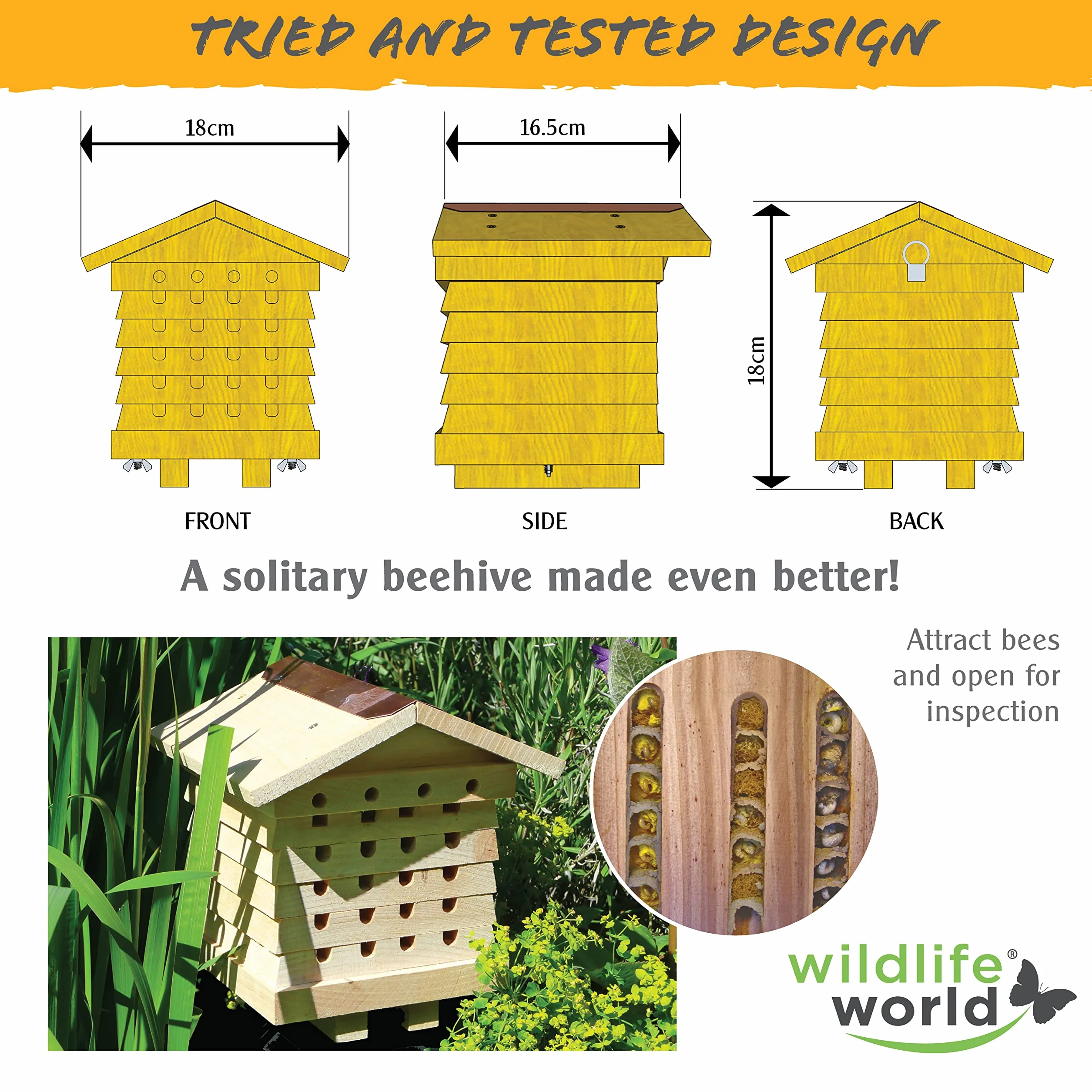 Wildlife World Solitary Bee Hive