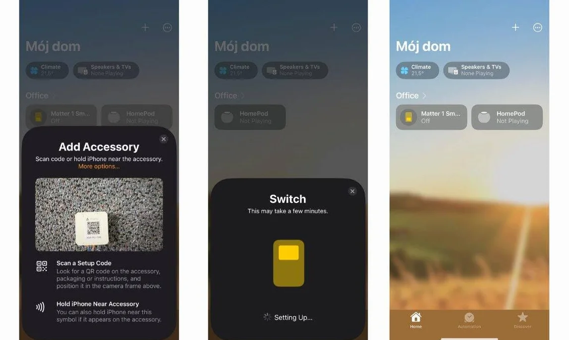 Mini przekaźnik jednokanałowy Matter sterownik dopuszkowy włącznik Homekit