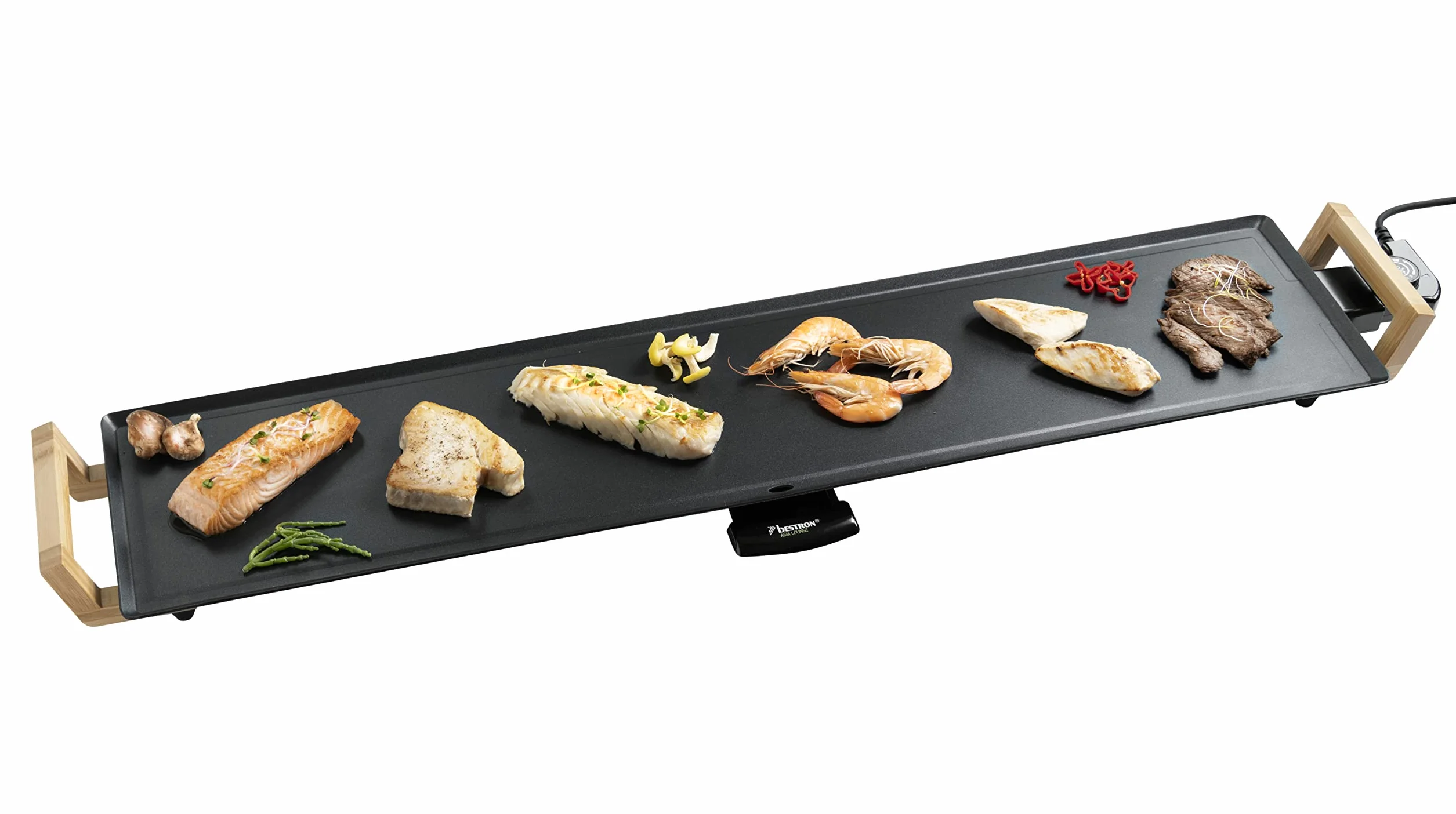 Bestron ABP605BB elektryczny grill stołowy, tworzywo sztuczne/metal