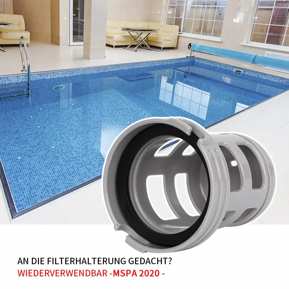 WuYan Adapter podstawy ślimakowej zamienne do akcesoriów do spa z hydromasażem dla Mspa, kompatybilny z Mspa B0302950 najnowszy wkład filtracyjny 2020-2021 uchwyt na filtr śrubowy