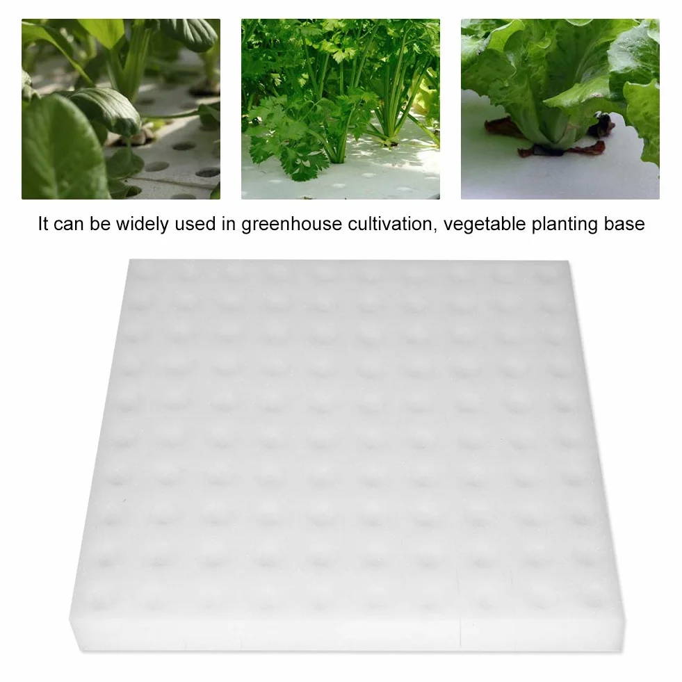 Gąbka Hydroponiczna, Biuzi 100pcs Narzędzie Do Plantacji Gąbki Hydroponicznej Kwadratowe Urządzenie Do Uprawy Bezgruntowej, Stosowane Do Małych Roślin Wzrostu Pąków Lub Nasion