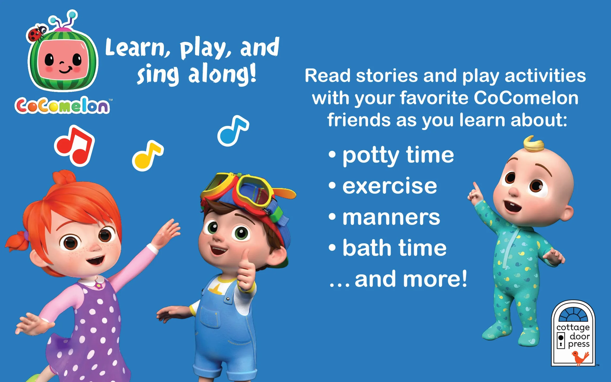 Cocomelon Favorite Sing-Along Songs: Includes Take Along Music Player