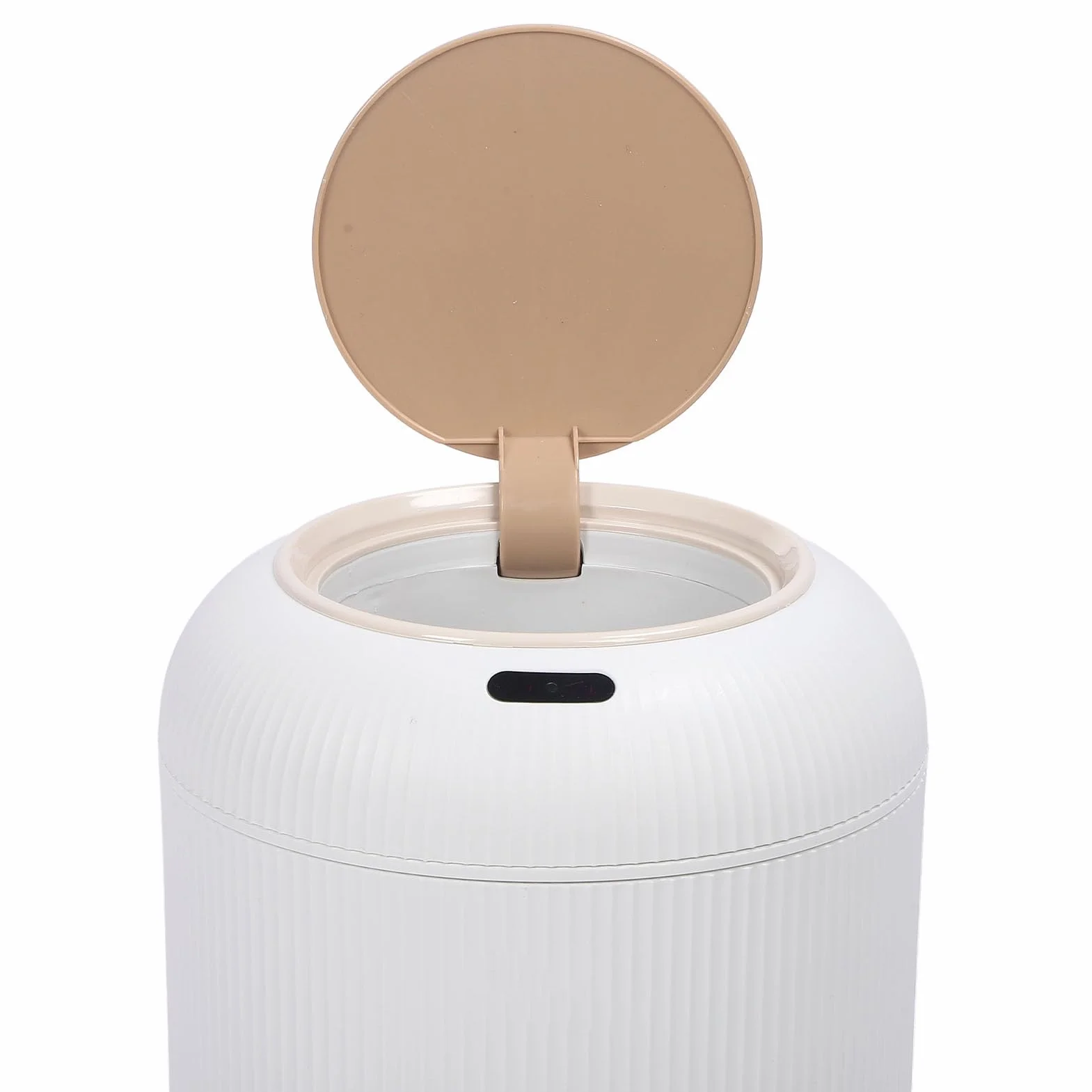 Kosz na śmieci Smart Sensor Kosz na śmieci z Czujnikiem, Wodoodporny, Bezdotykowy, Automatyczny, Odpowiedni do łazienek i Kuchni, w Kolorze ciemnozielonym. (WHITE)