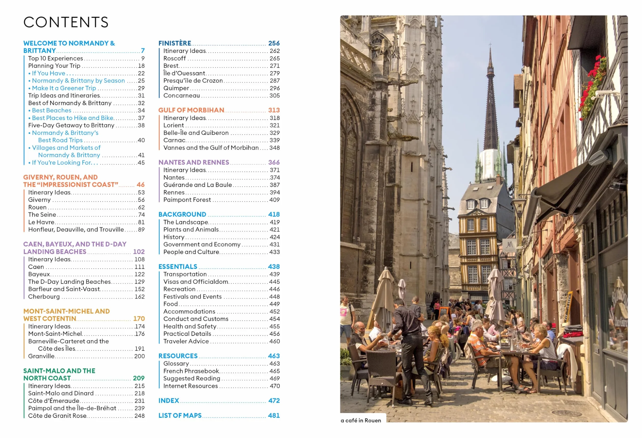 Moon Normandy & Brittany: With Mont-Saint-Michel: Castles & Cathedrals, Charming Villages & Markets, D-Day Beaches