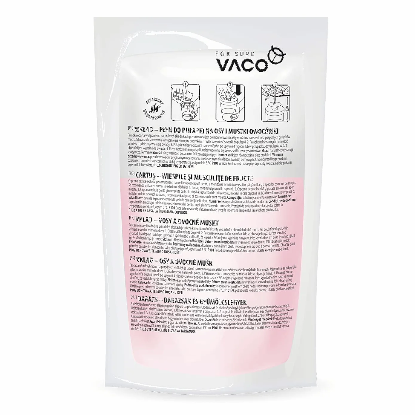 ECO Płyn do pułapki na osy i muszki owocówki - 200 ml