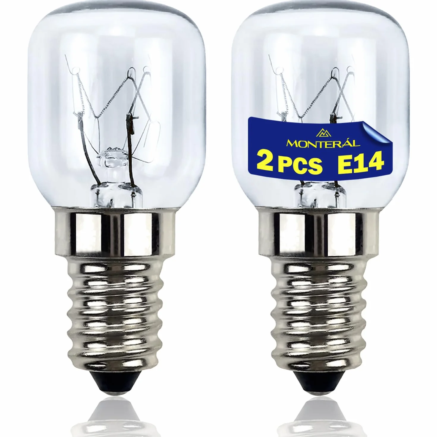 MONTERAL 2 sztuki żarówki E14 do piekarnika 230/240 V 25 W 300° С