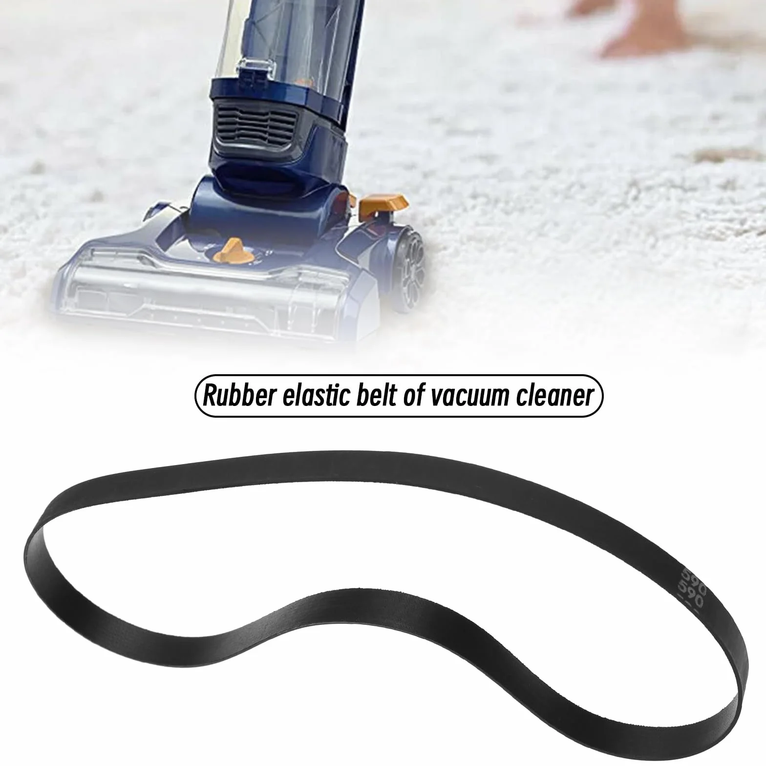 2 płaskie paski napędowe, paski do odkurzacza 440005536, kompatybilne z Vax, kompatybilne z urządzeniem Hoover Dual Power Max do czyszczenia dywanów