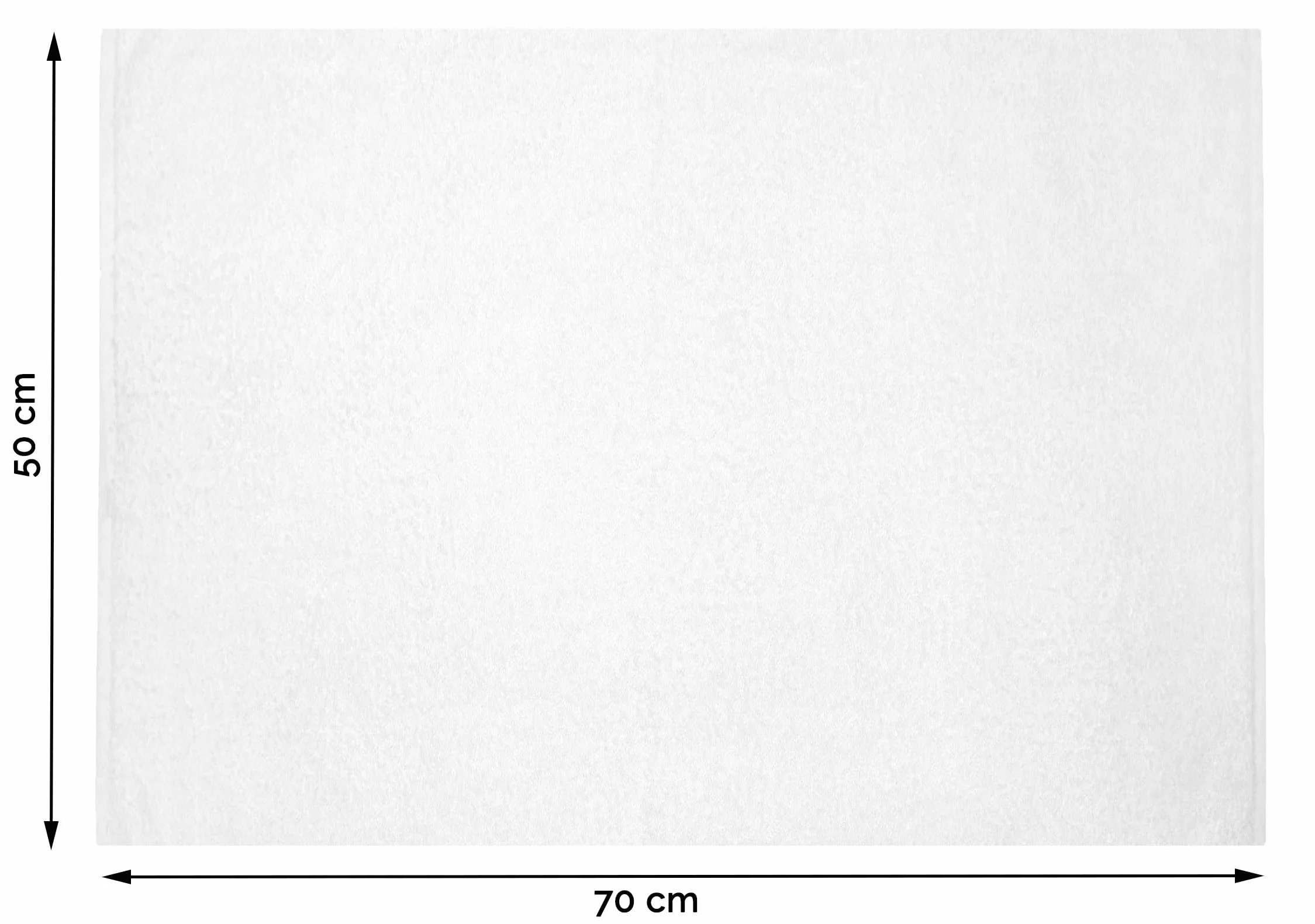 ZOLLNER Ręczniki Hotelowe Białe 6 sztuk 100% Bawełniane, 50x70 cm, 650g Grube, Premium