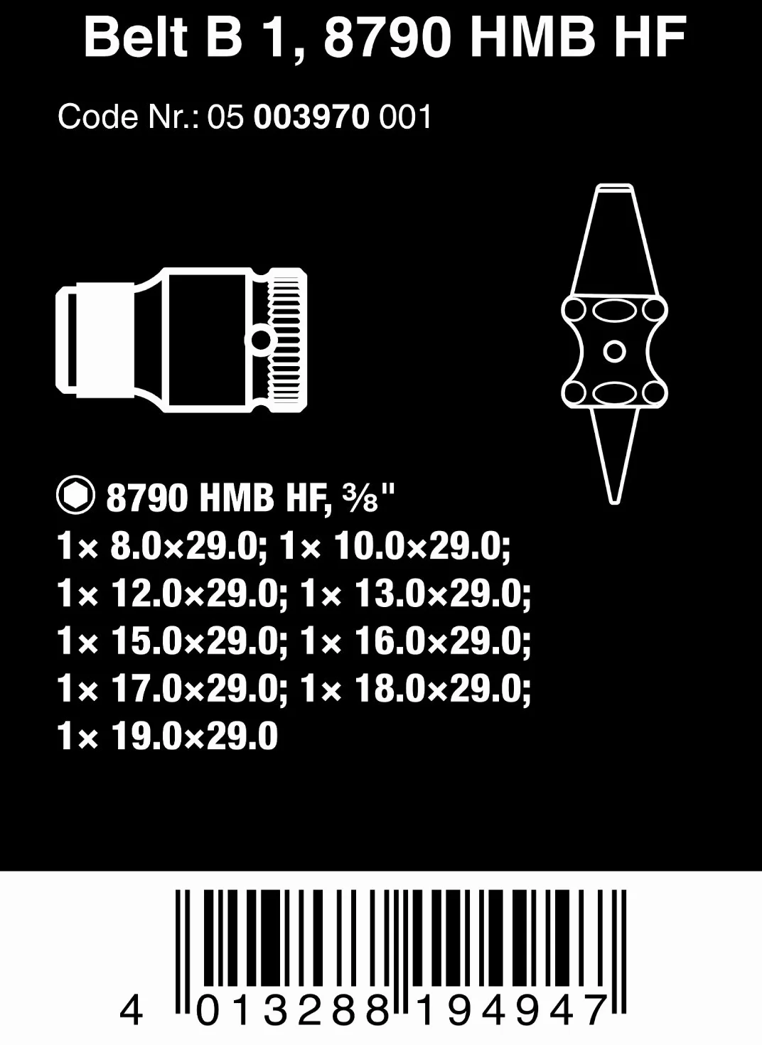 Belt B 1