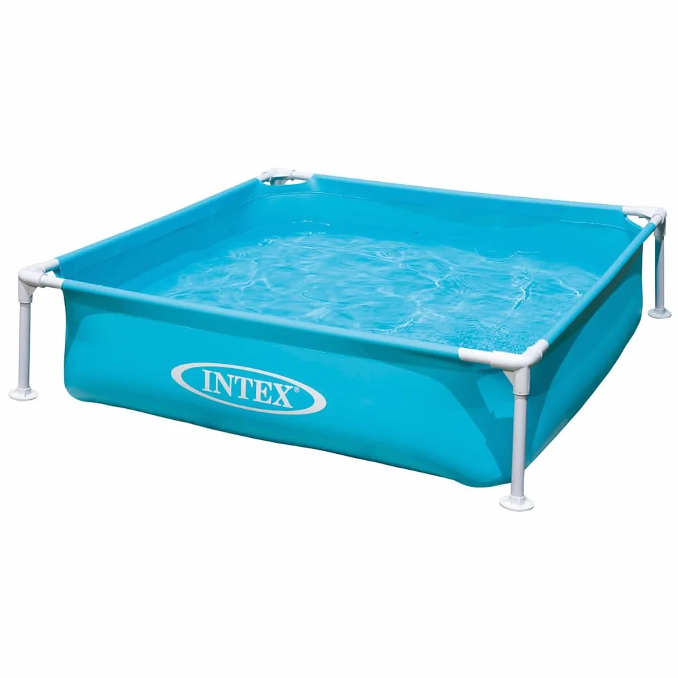 Intex Dolphin Baby Pool Basen Ogrodowy, Niebieski, 122 x 30 x 122 cm