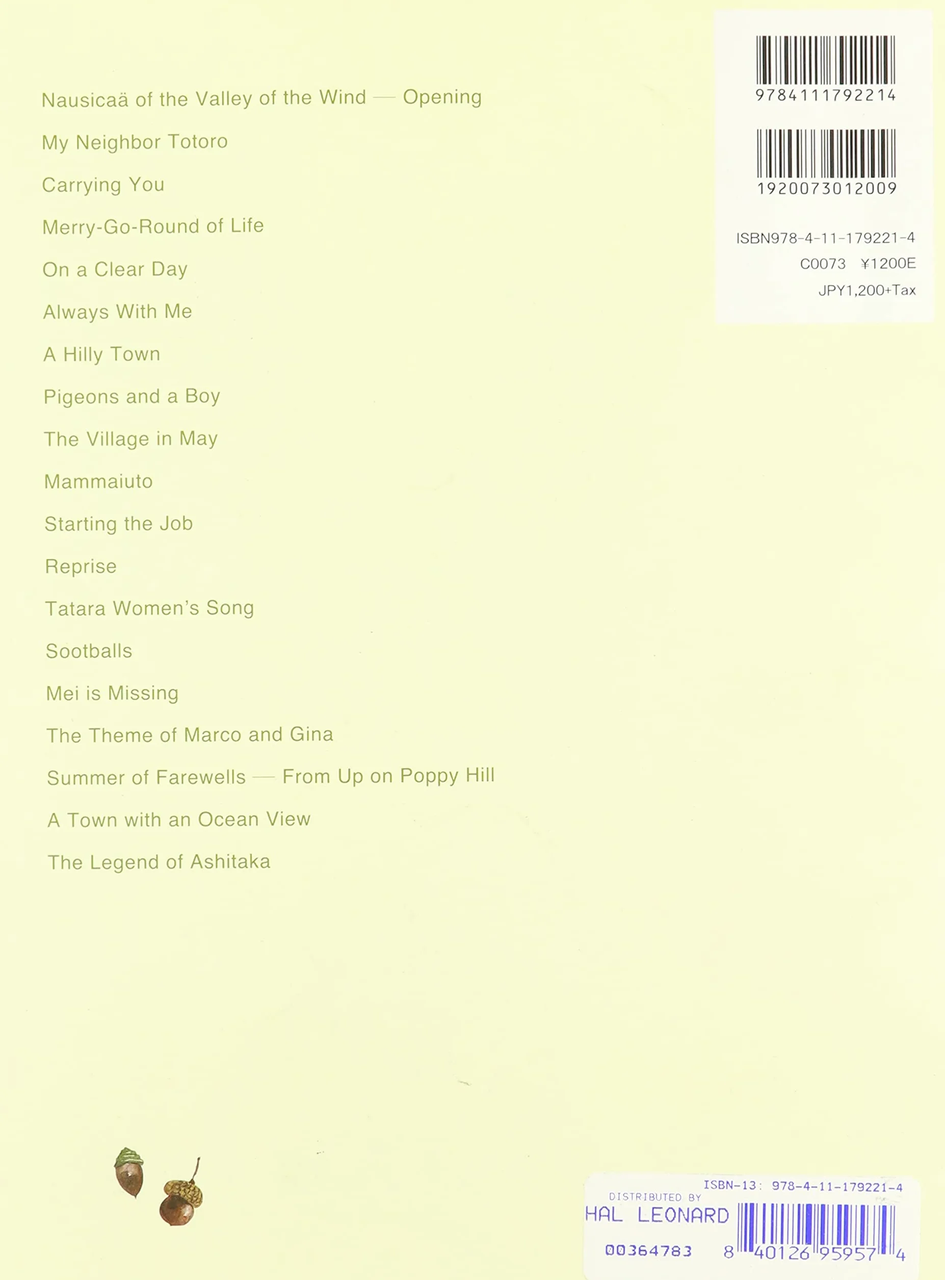 Studio ghibli recital repertoire 1 elementary - piano solo: Elementary Level Piano Solo