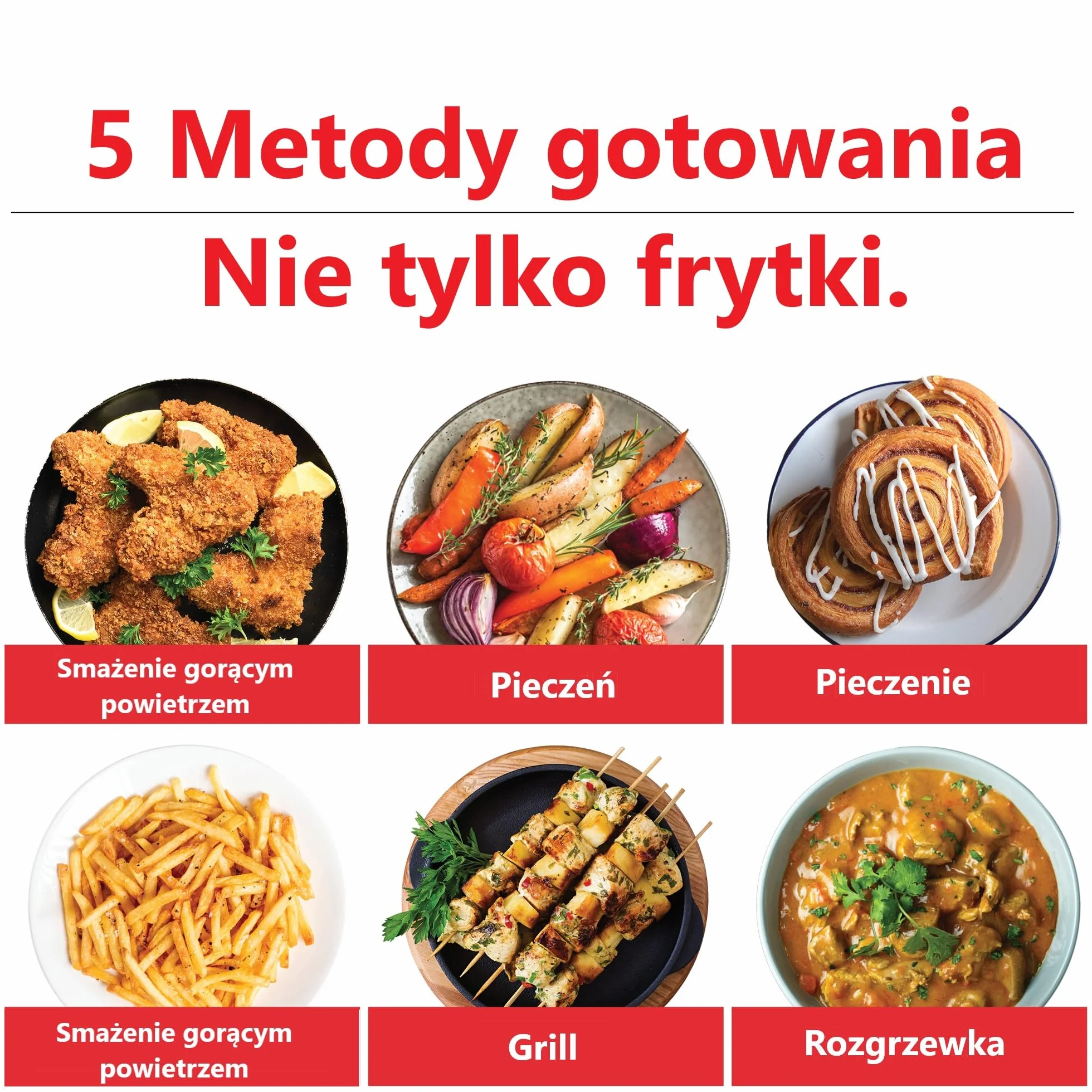 Instant Vortex Slim-5,7 l cyfrowa frytkownica na gorące powietrze 5 w 1 Smart Program 1700 W czarna