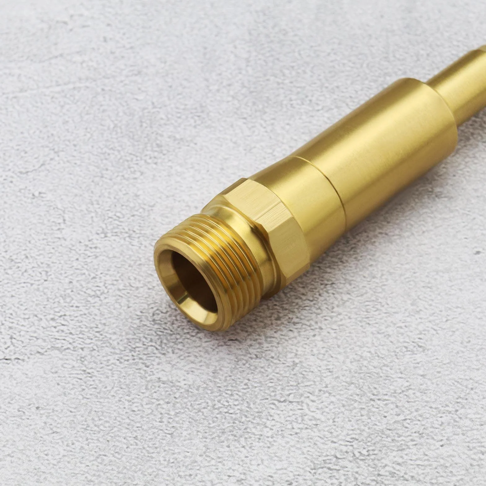 Schenll adapter do węży wysokociśnieniowych z gwintem wewnętrznym M22 x 1,5, kompatybilny z myjką wysokociśnieniową Kärcher K2, K3, K4, K5, K6, K7, mosiądz, długość 108 mm