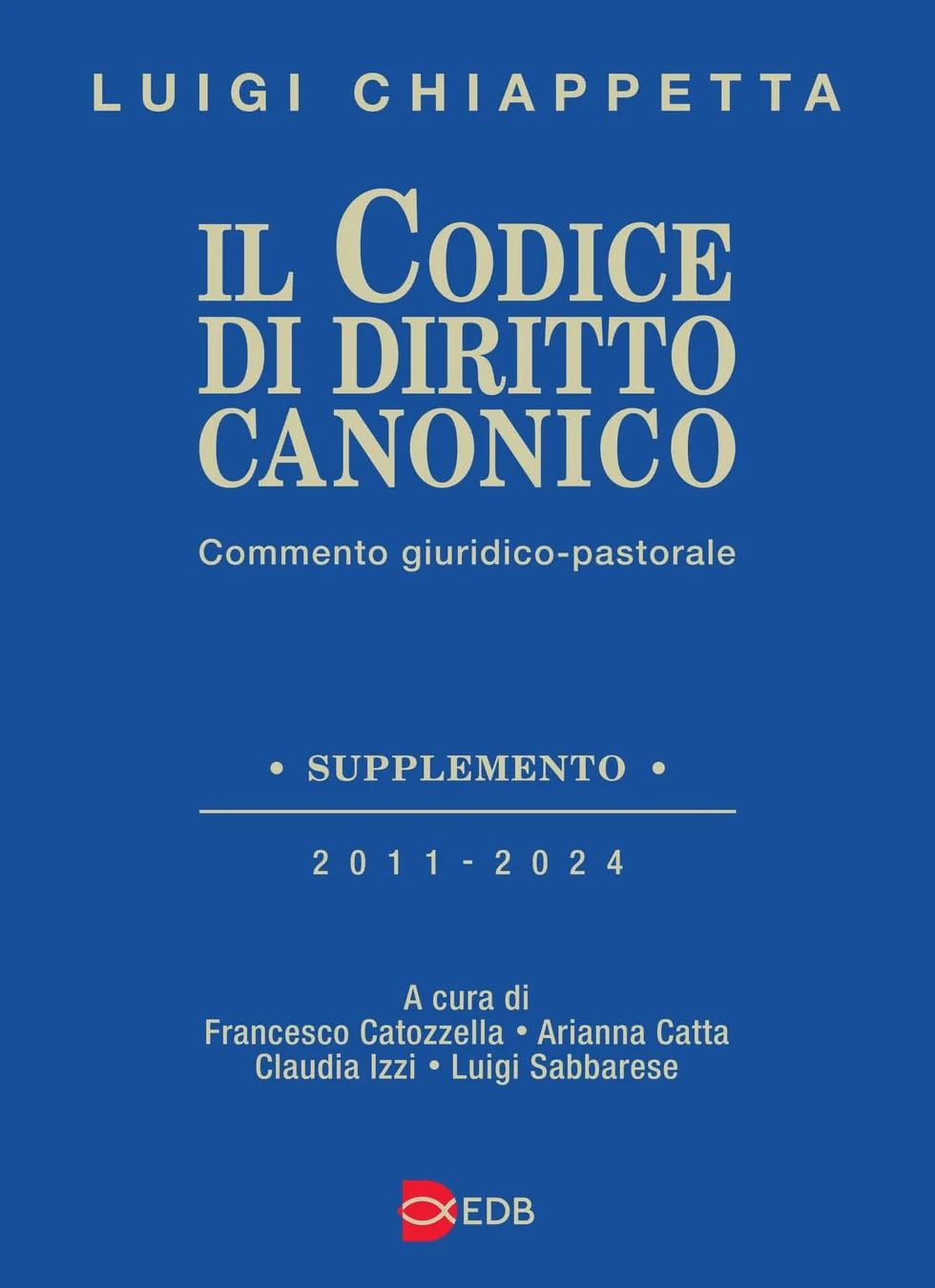 Il codice di diritto canonico. Commento giuridico-pastorale
