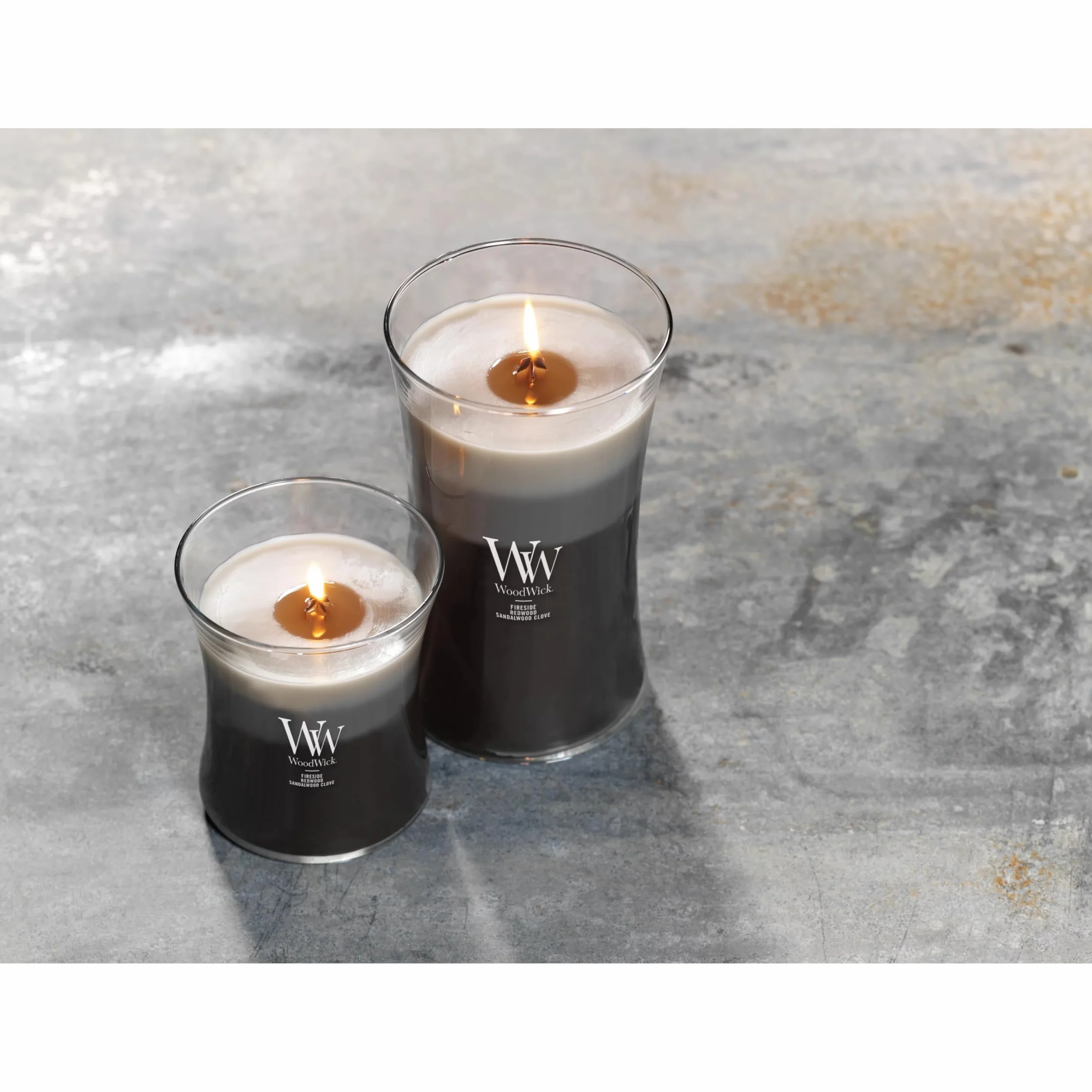 Woodwick Świeca, Czarny/Szary, 610 g