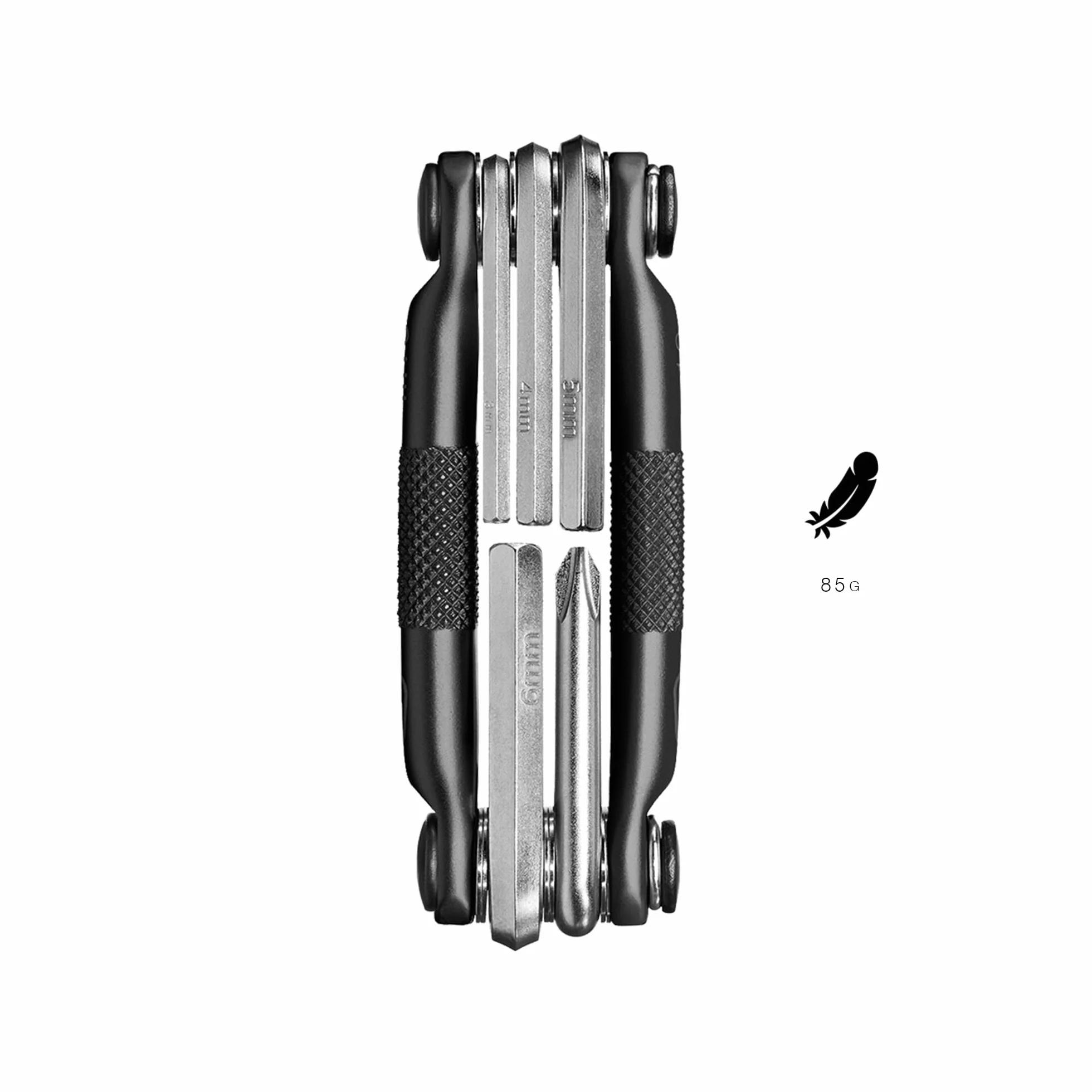 CRANKBROTHERs Narzędzie wielofunkcyjne – narzędzie rowerowe ze stali, Torx, sześciokątne i łańcuchowe, kompatybilne z M19, M17, M10, M5