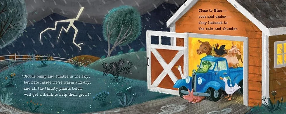 Good Night, Little Blue Truck Board Book: 38