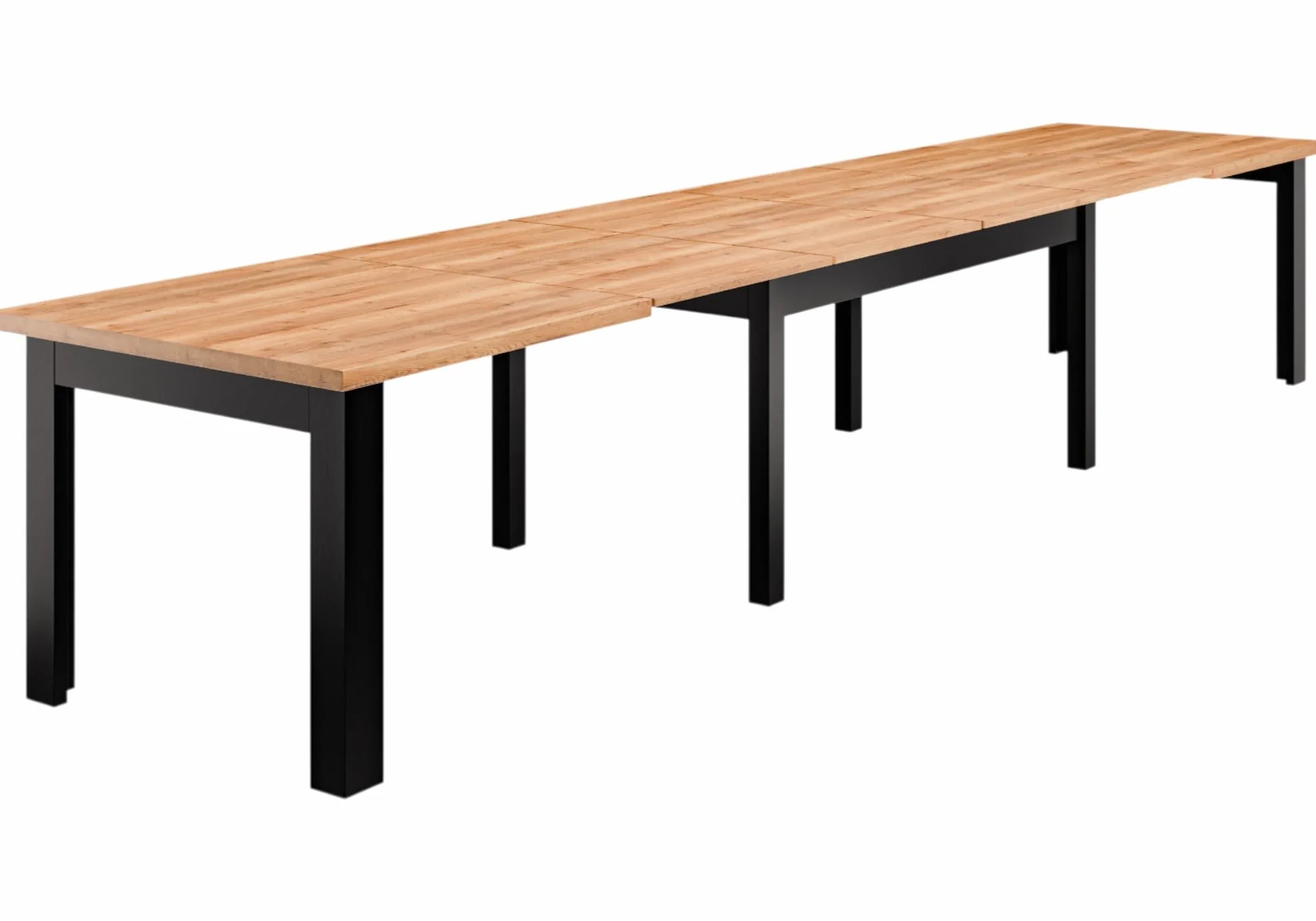 Gilberto VALLH jadalniany rozkładany – stół do jadalni 100x160/400 cm – nowoczesny stół kuchenny i do salonu – drewniany stół rozkładany, design, duży