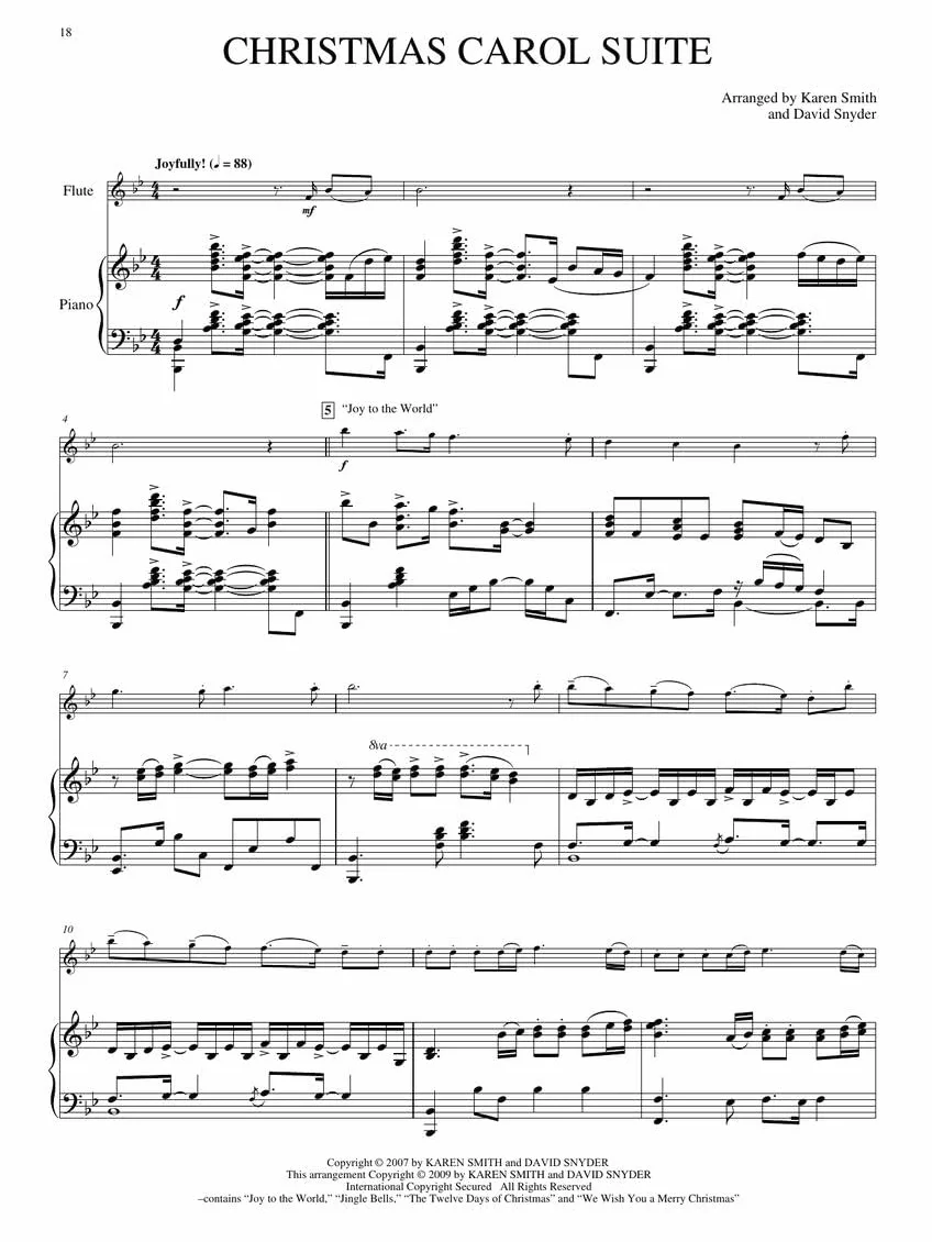 O holy night flute traversiere +cd: A Christmas Collection for Flute and Piano