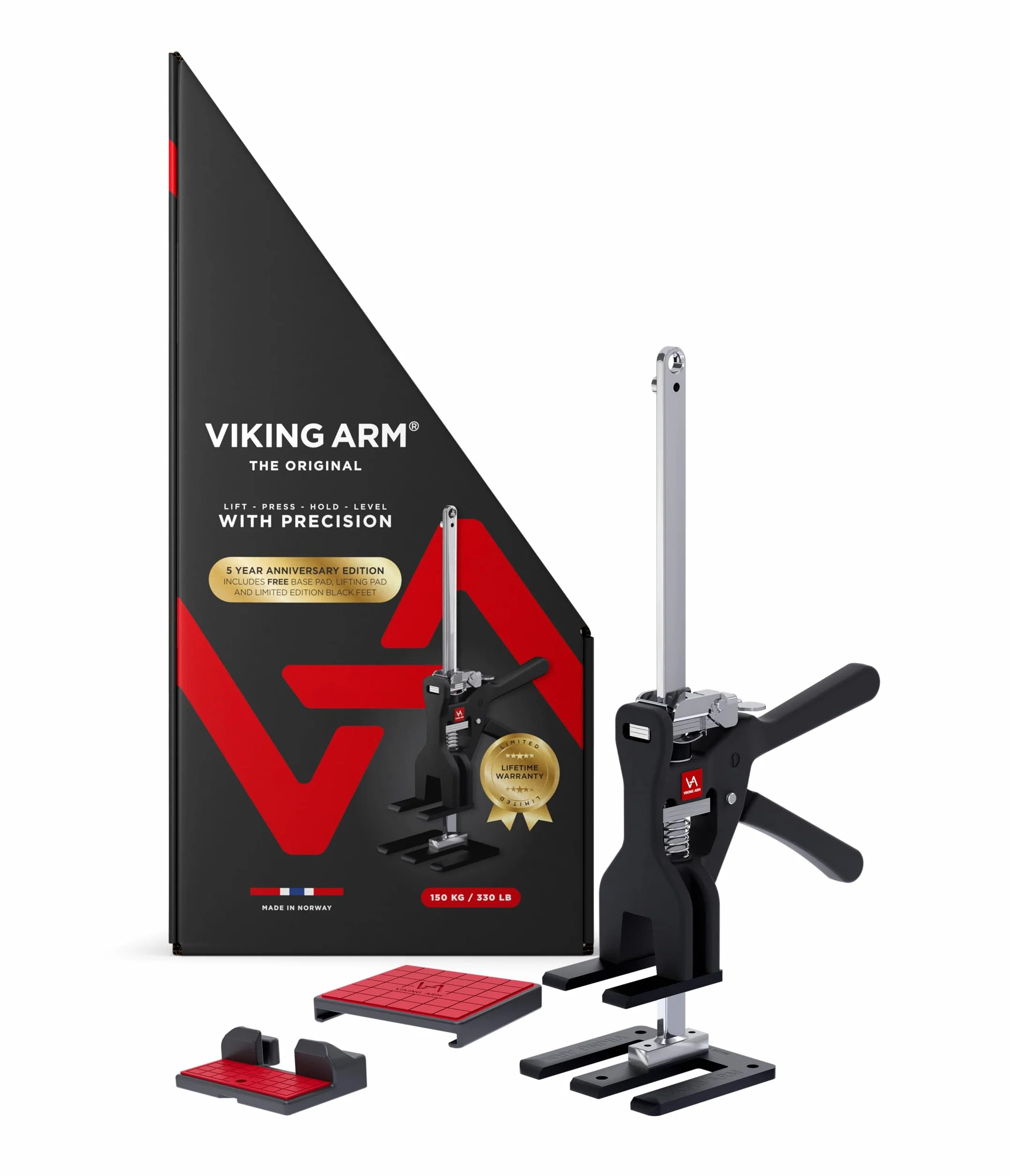 VIKING ARM - Edycja limitowana Narzędzie montażowe jednoręczne | do wykonywania ciężkich prac tylko przez jedną osobę | narzędzie montażowe podnośnik narzędzie