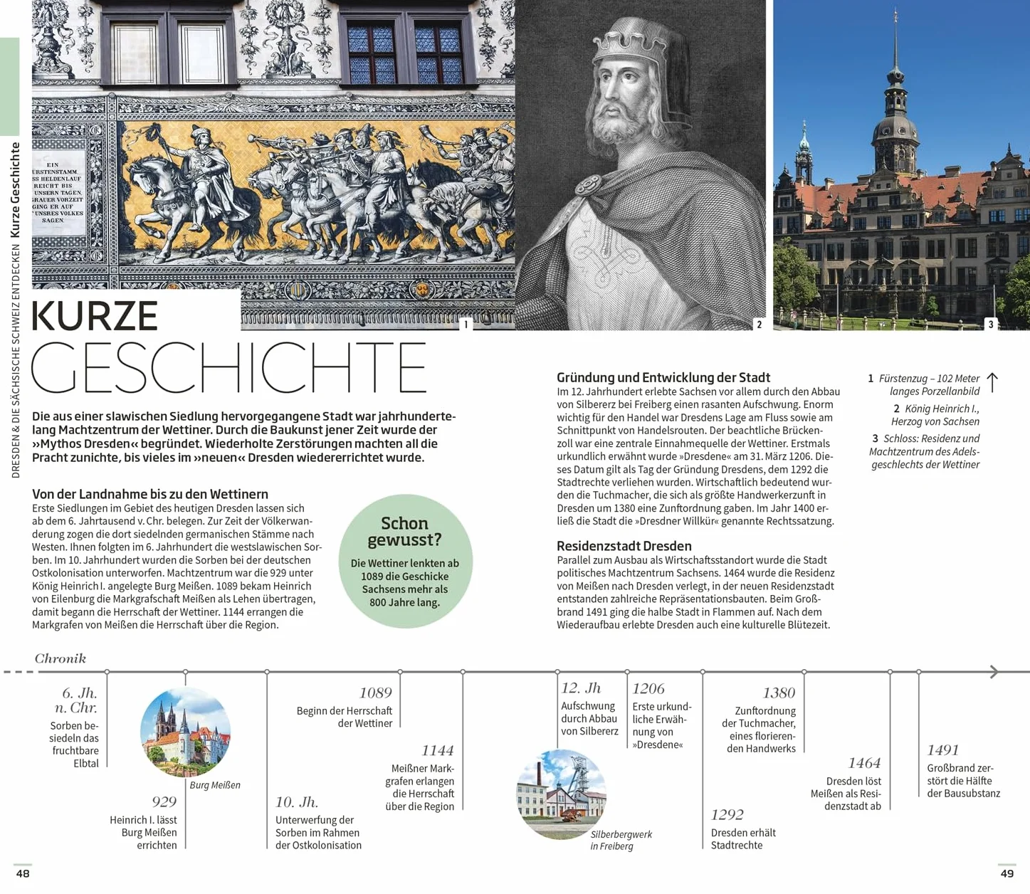 Vis-à-Vis Reiseführer Dresden und Sächsische Schweiz: Mit wetterfester Extra-Karte und detailreichen 3-D-Illustrationen. Von Reisenden. Für Reisende.