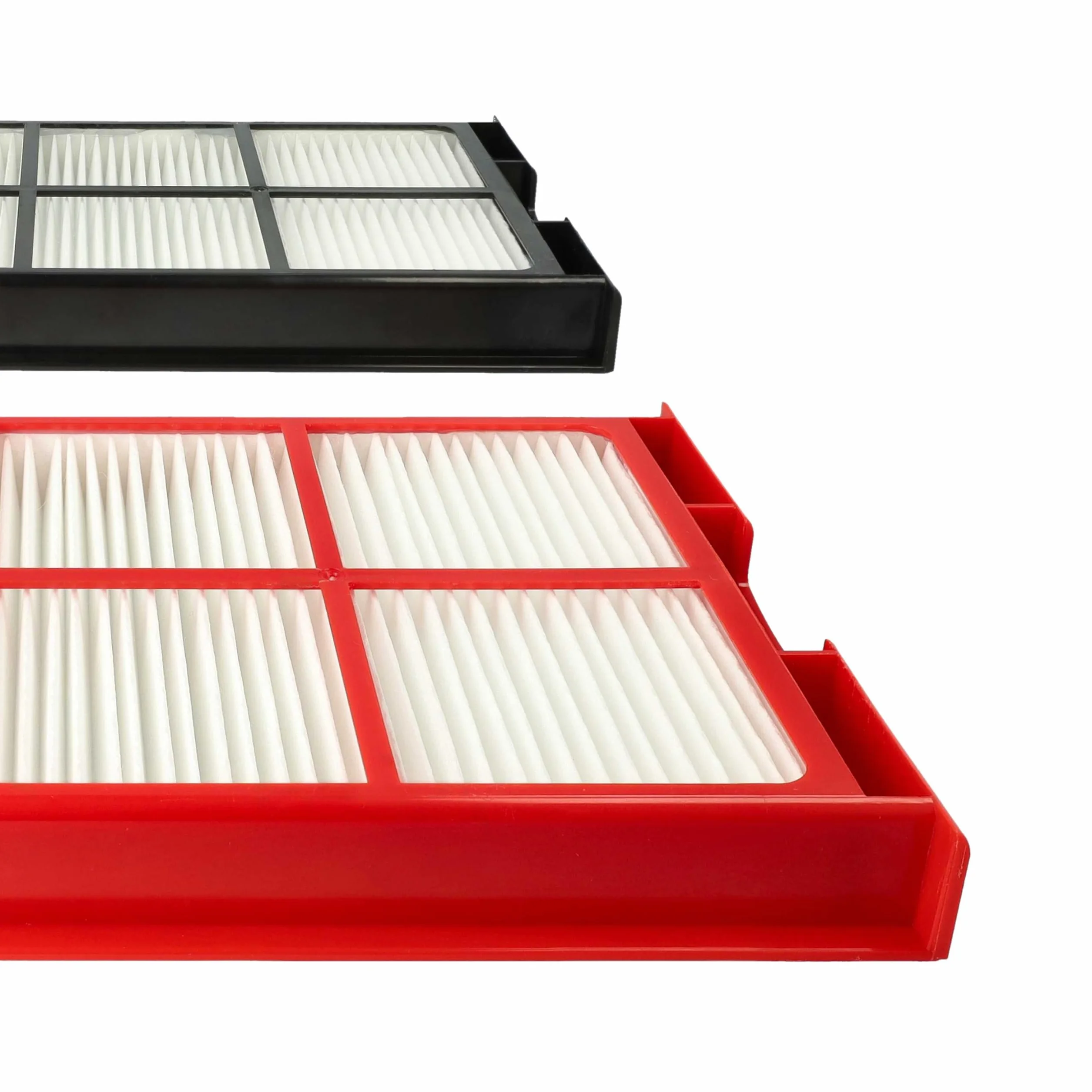 vhbw Zestaw filtrów kompatybilny z urządzeniem wentylacyjnym Zehnder ComfoAir 225, 200, filtr powietrza G4 / F7 (2 szt.), biały/czerwony/czarny