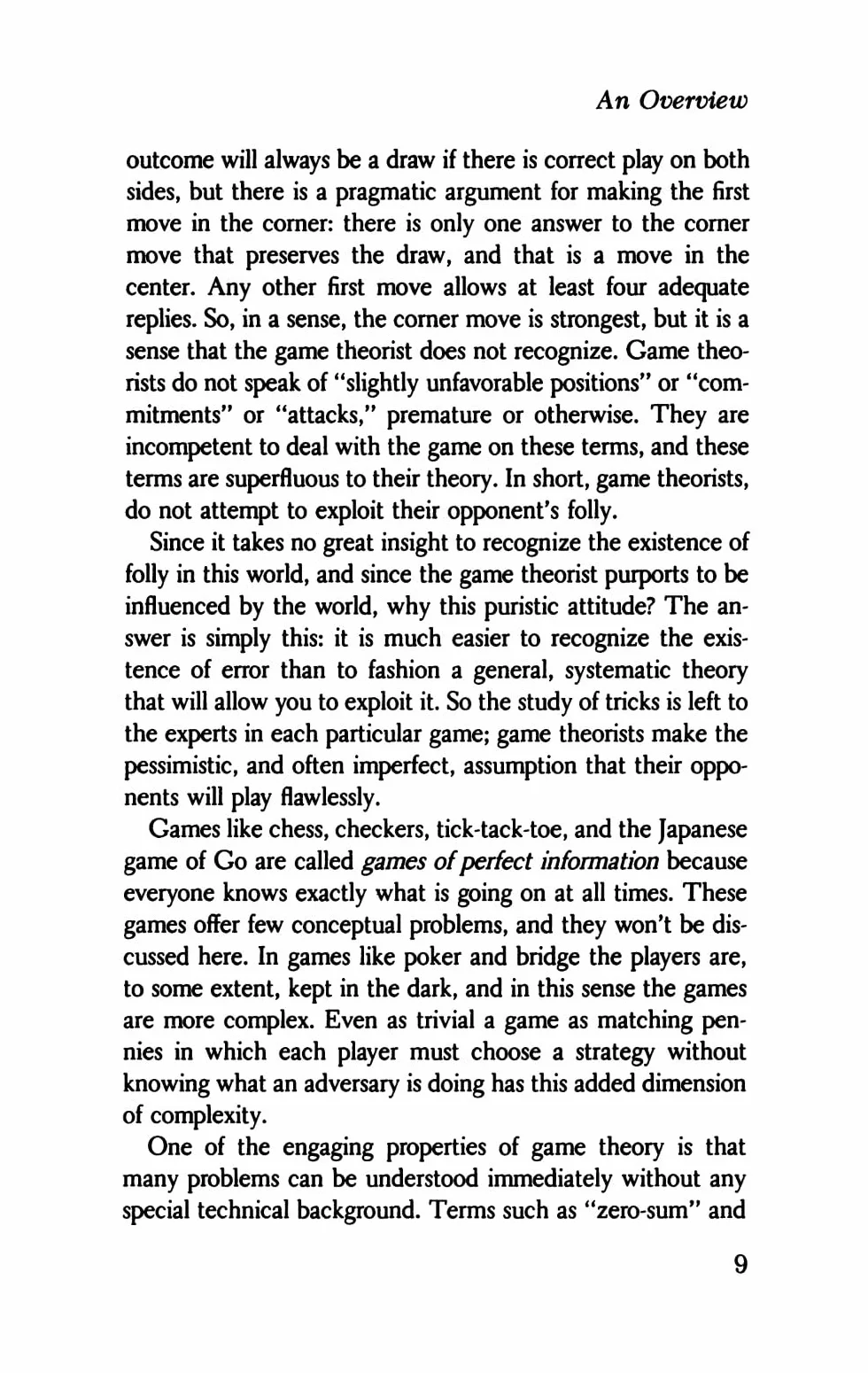 Game Theory: A Nontechnical Introduction